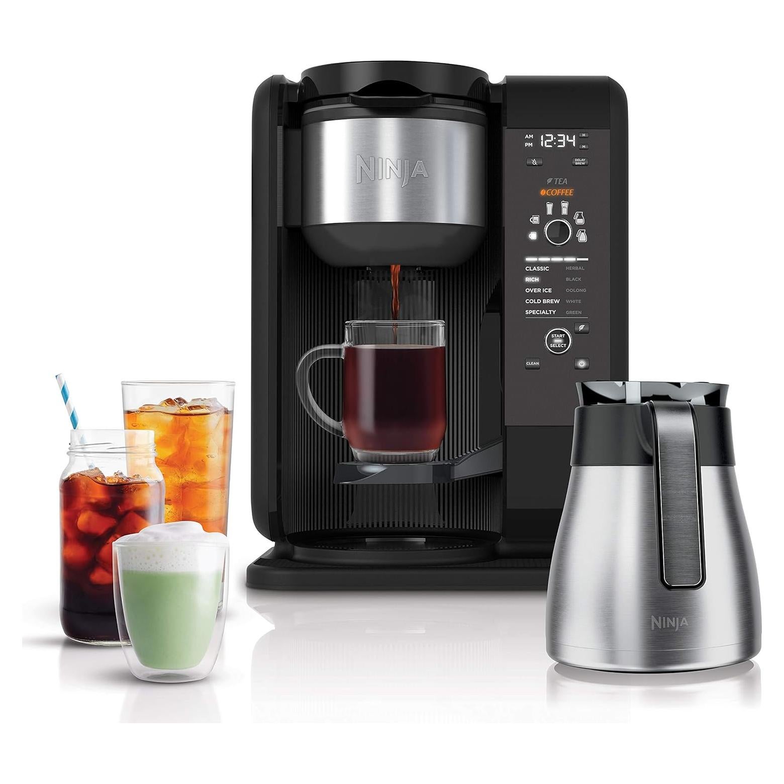 Cafetera Ninja CP307 con jarra térmica 50 oz y espumador