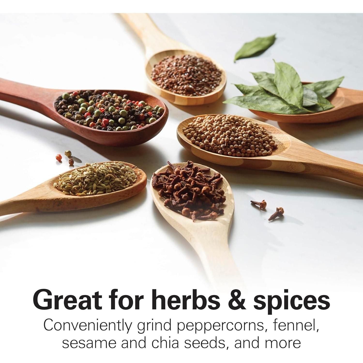 Molino de café Hamilton Beach 80335R, 12 tazas, negro