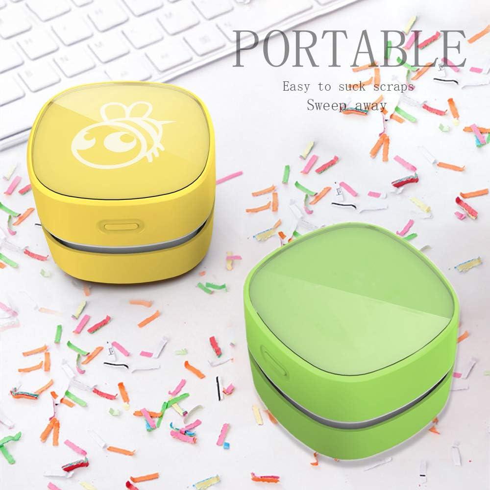 Aspiradora de Escritorio ODISTAR Verde Inalámbrica 360°