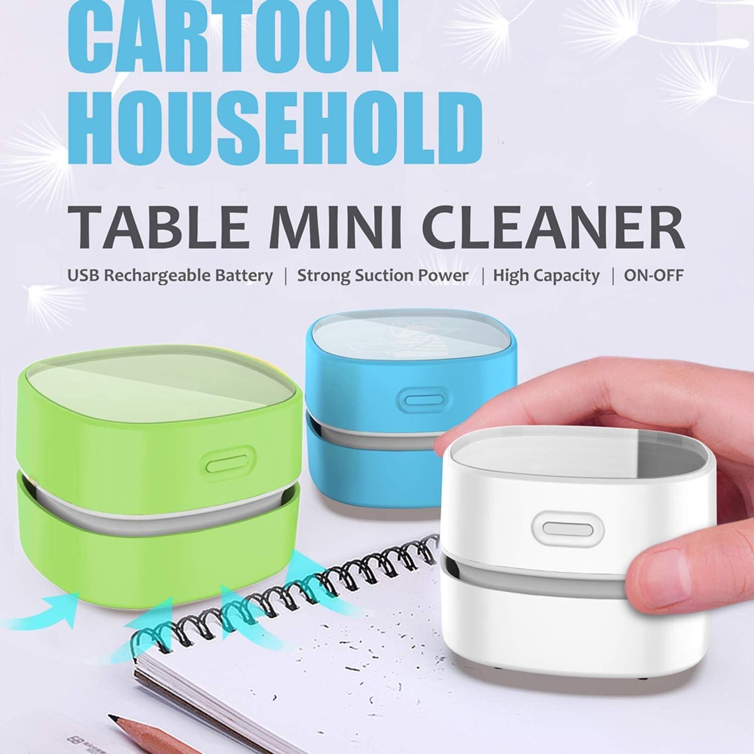 Aspiradora de Escritorio ODISTAR Verde Inalámbrica 360°