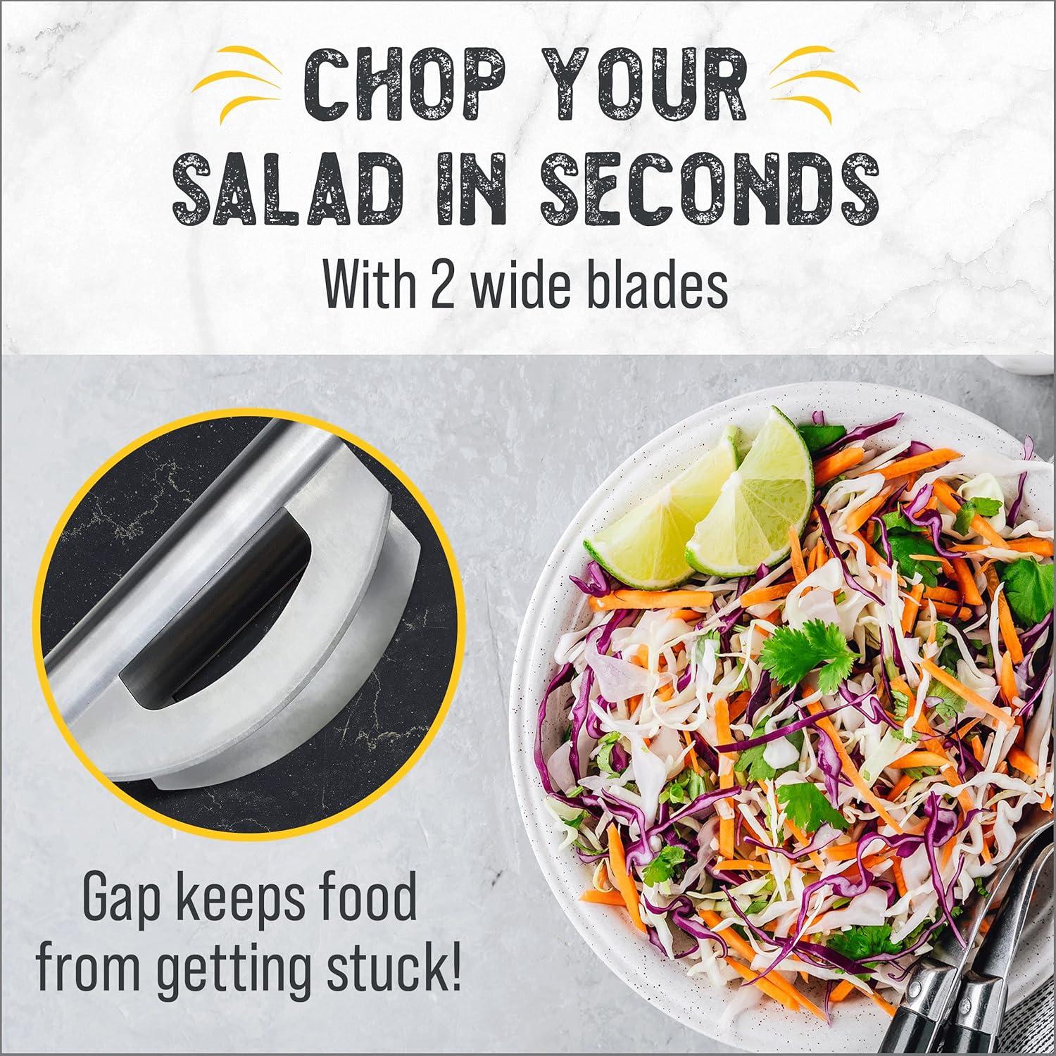 Picador de Ensalada Checkered Chef Acero Inoxidable 15.2 cm