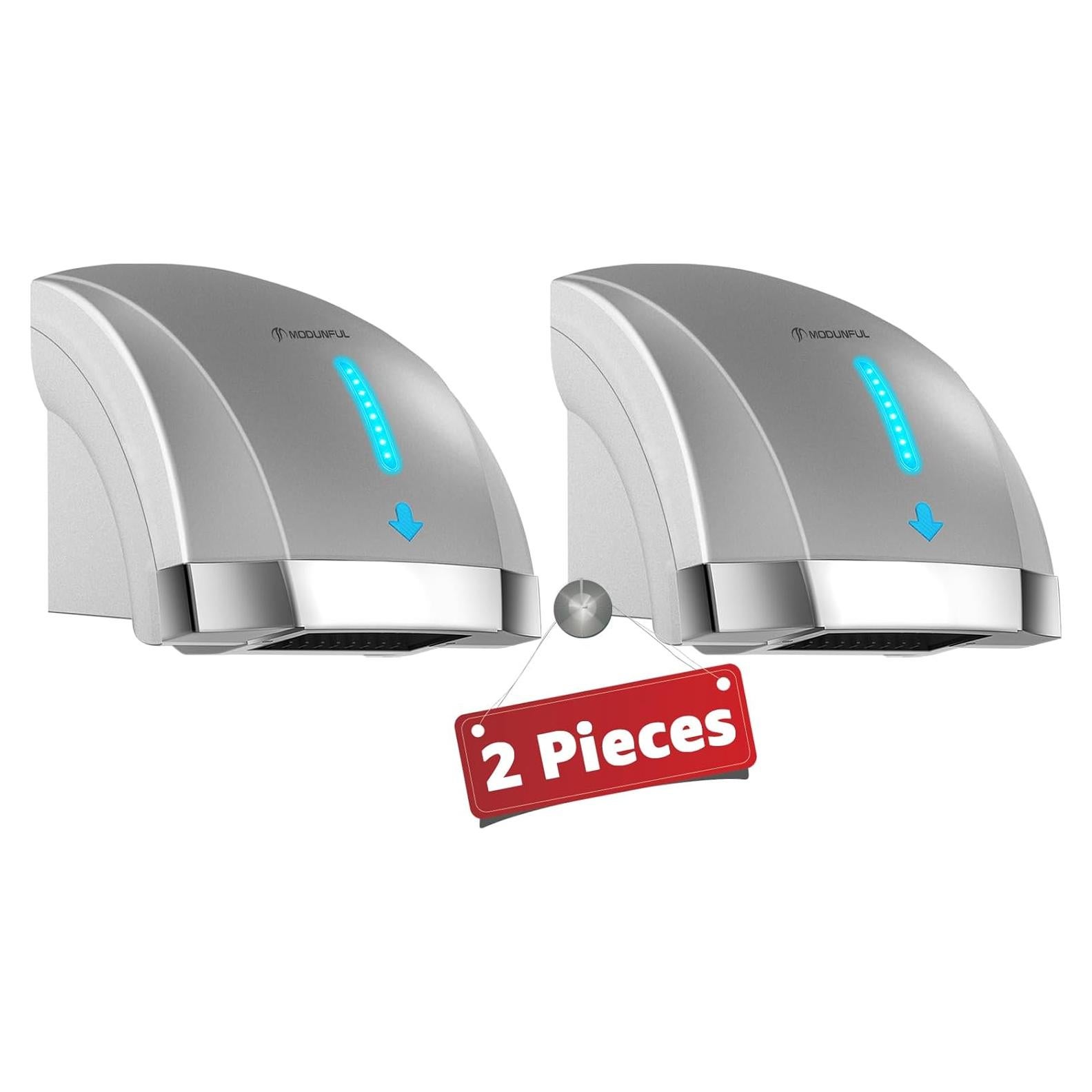 Secador de Manos Eléctrico Sin Contacto Modunful 1600W Gris