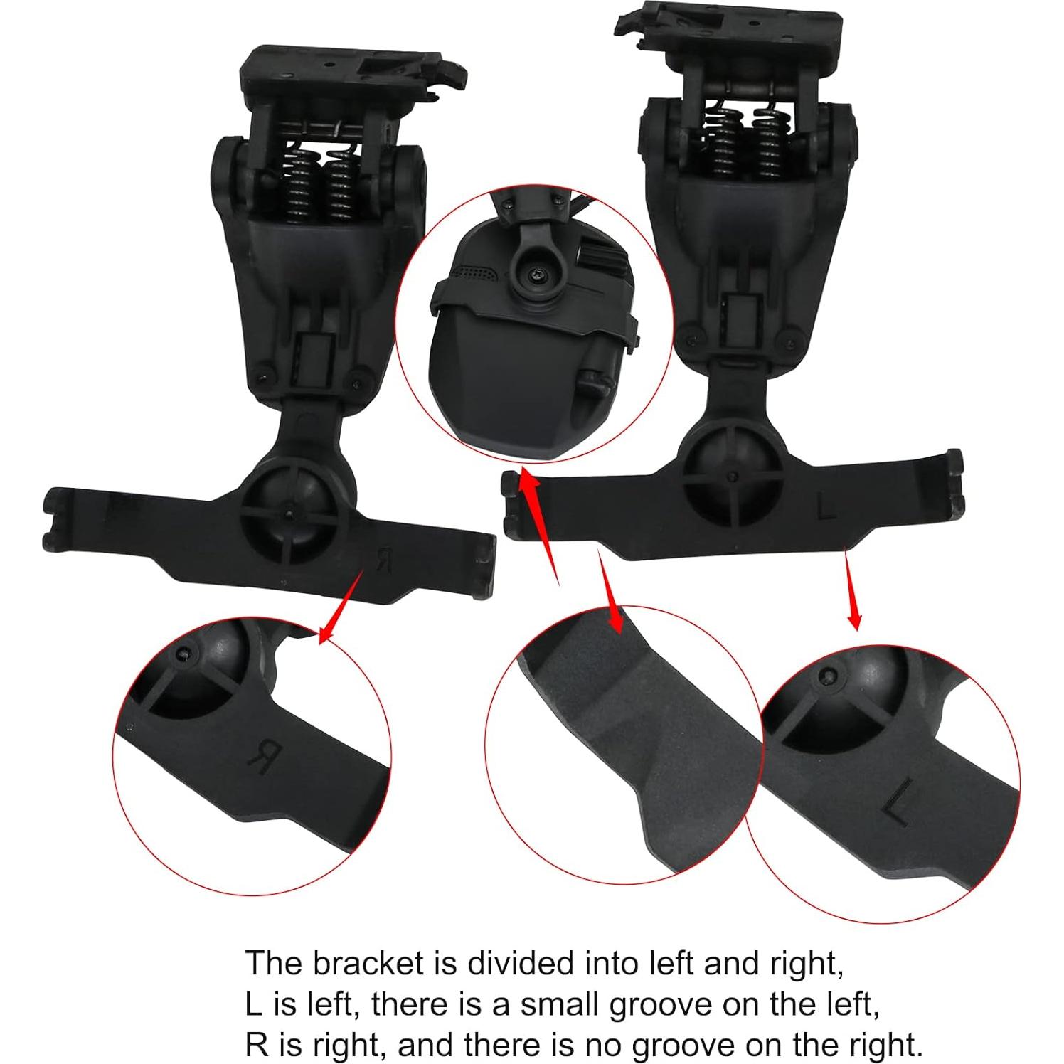 Adaptador Táctico HEARFALCOM para Casco con Auriculares
