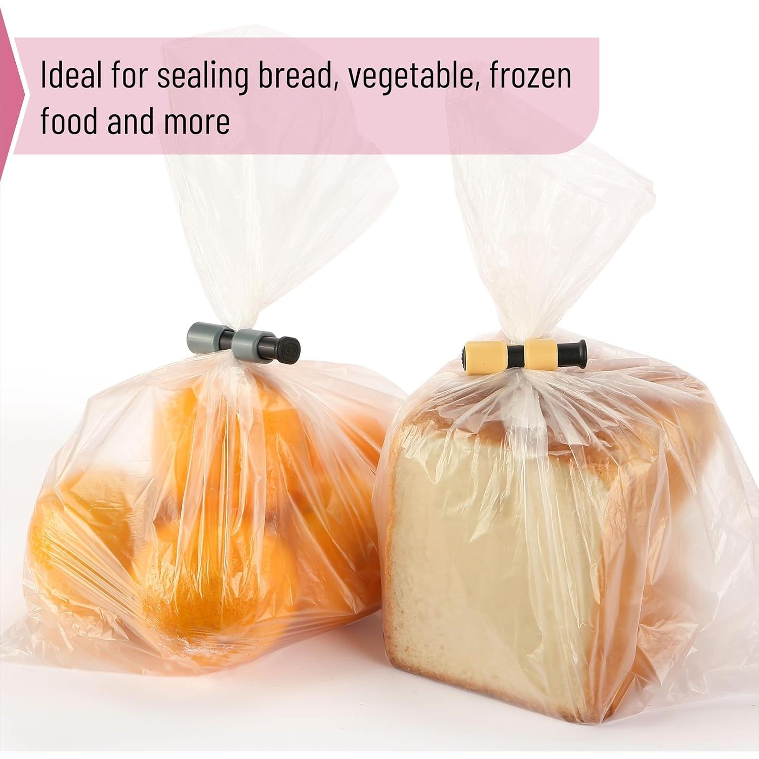 Clips para bolsas de pan Mr. Pen, 8 piezas, colores variados