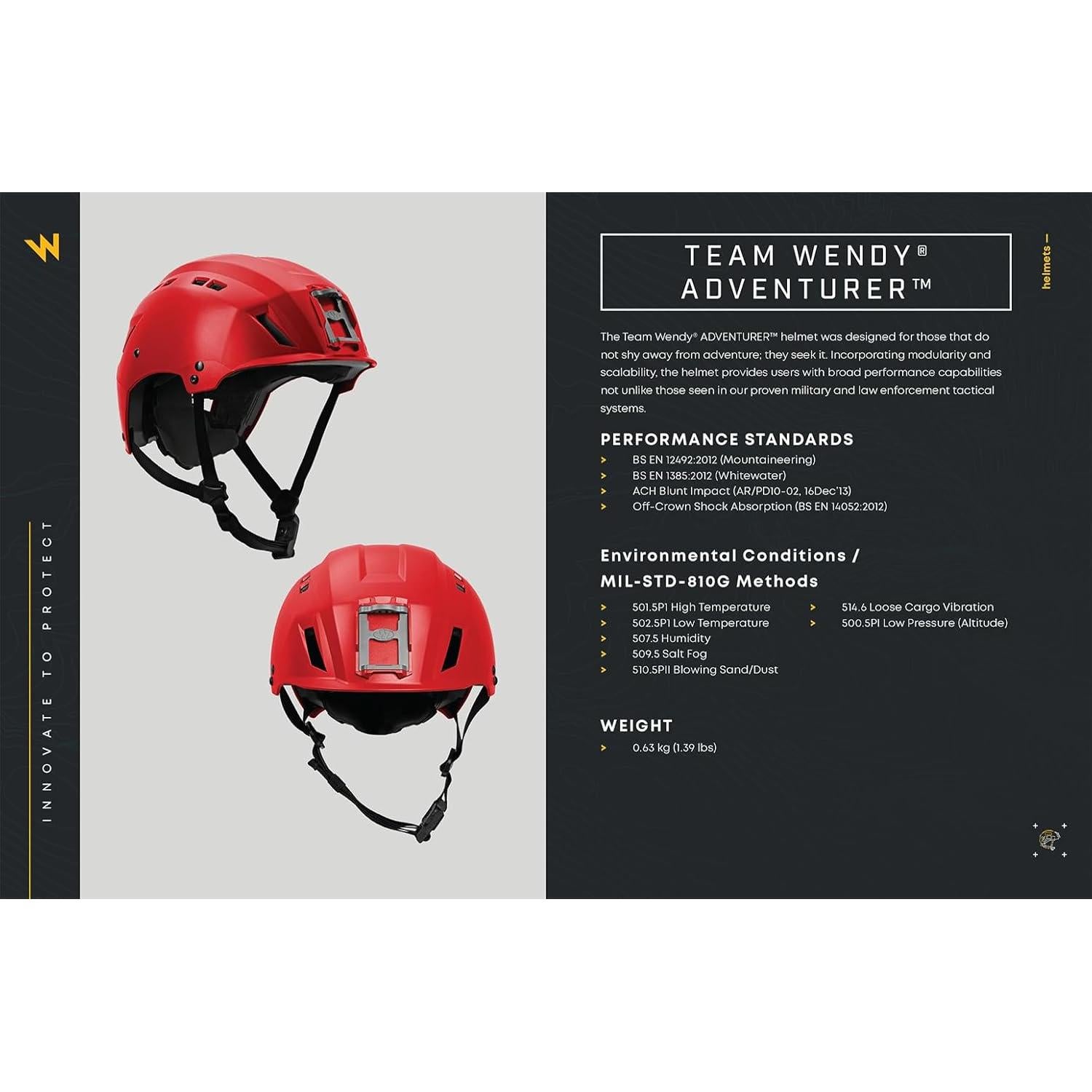 Casco Adventurer Team Wendy | Senderismo y Escalada | Ajuste Preciso