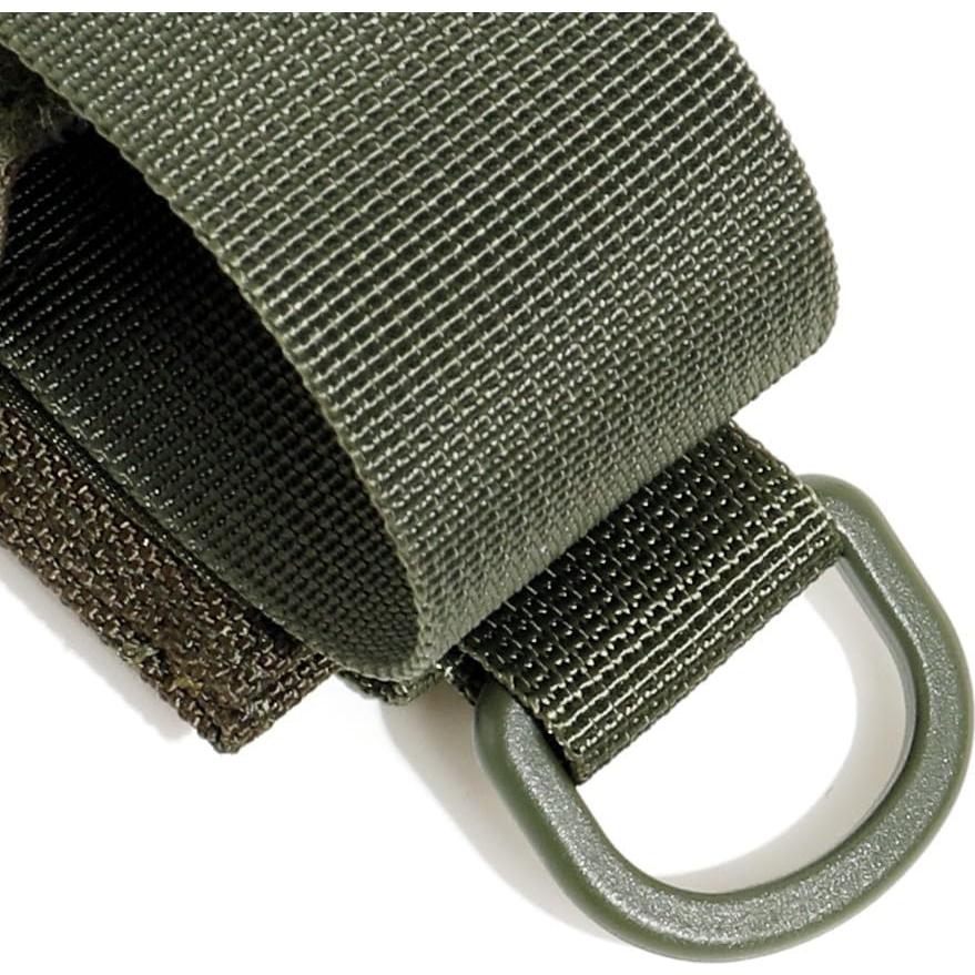 Funda Táctica MOLLE Dotacty para Linterna y Spray OC Verde