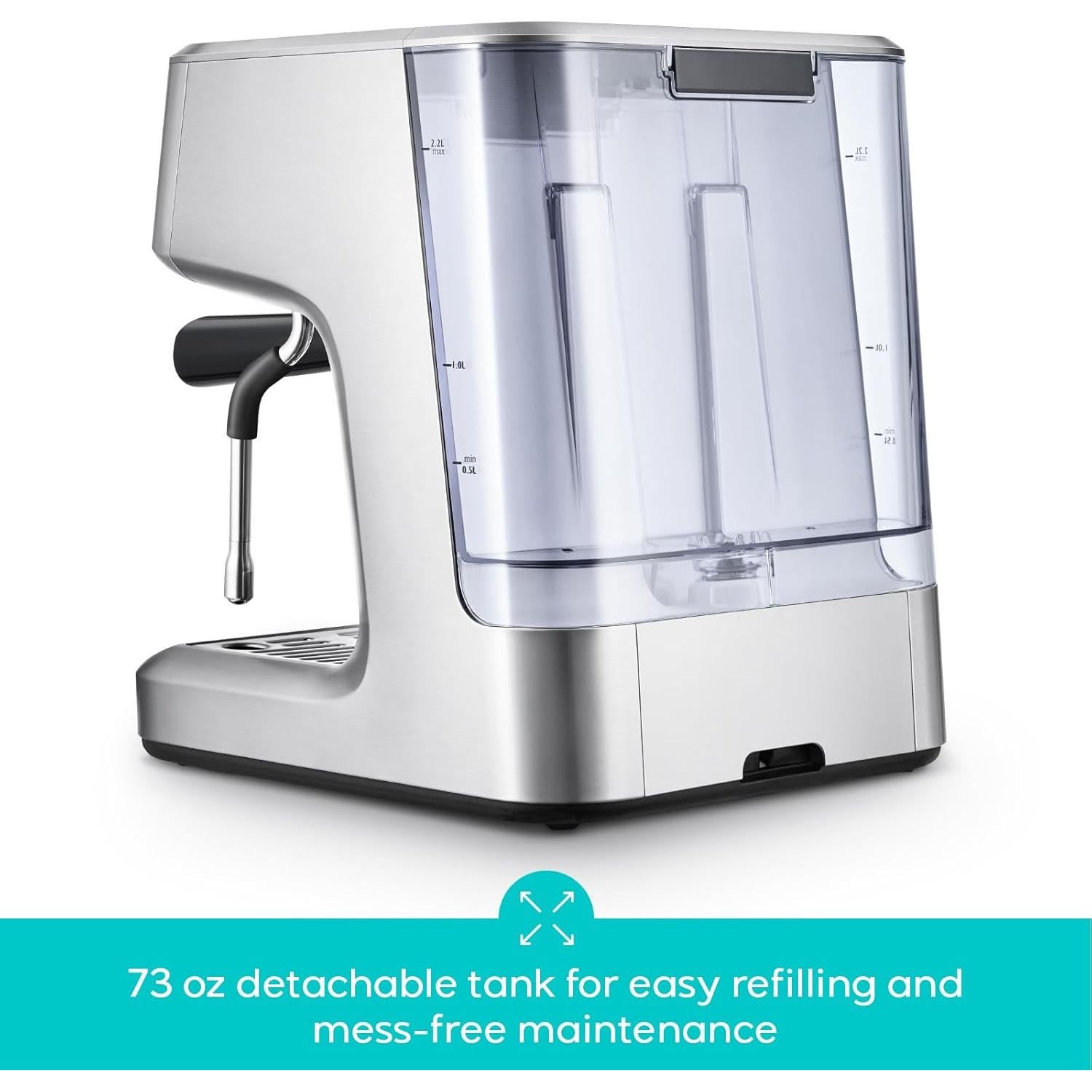 Máquina de Espresso CASABREWS ULTRA con Pantalla LCD 20 Bar