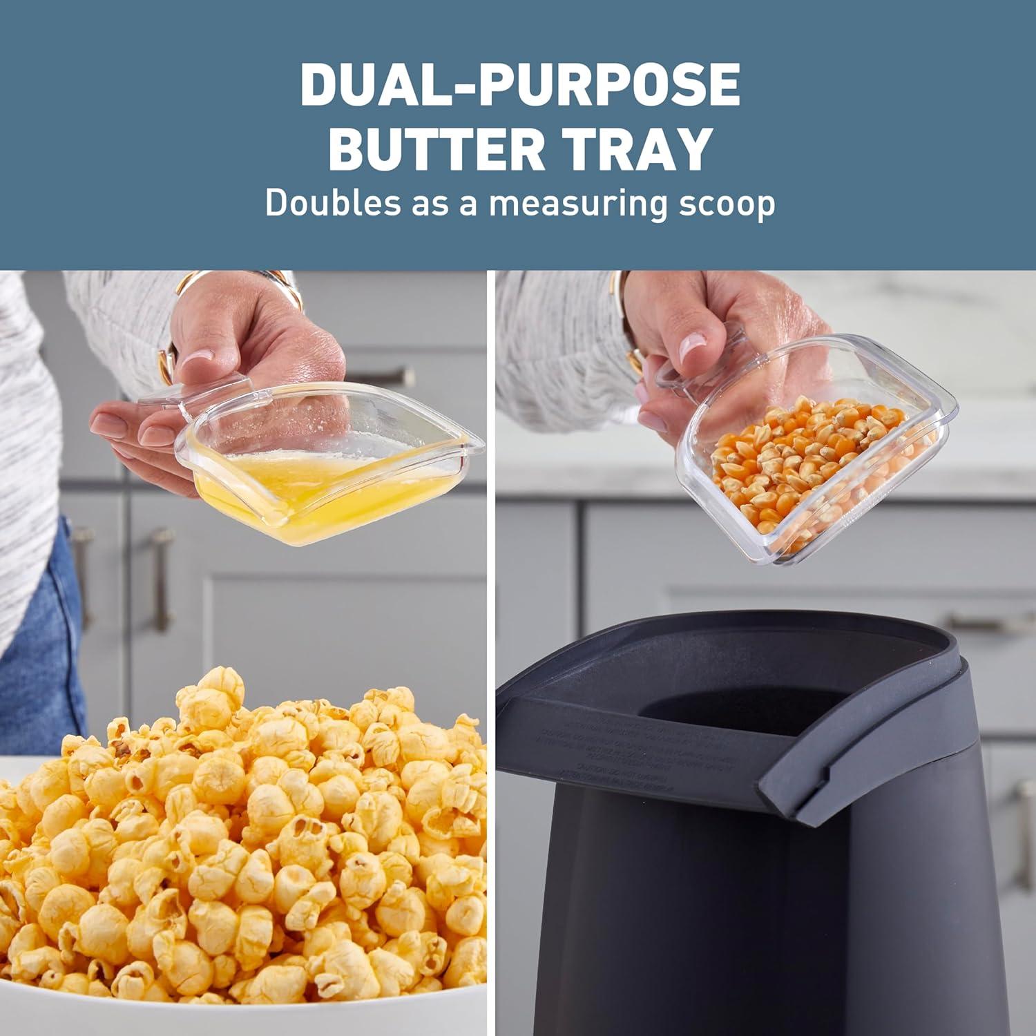 Máquina de Palomitas West Bend Air Crazy 4QT Sin Aceite Negra