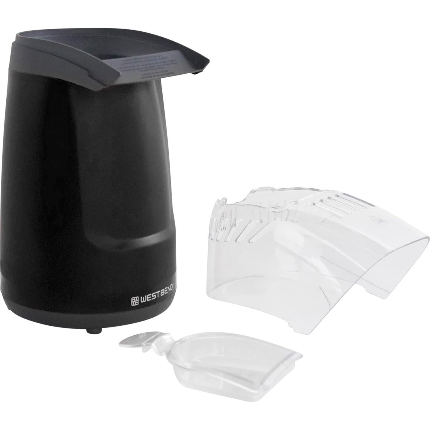 Máquina de Palomitas West Bend Air Crazy 4QT Sin Aceite Negra