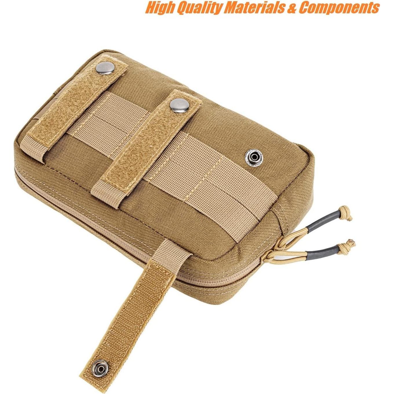 Pouch Táctico Dotacty MOLLE Café Coyote 13.97x21.84 cm