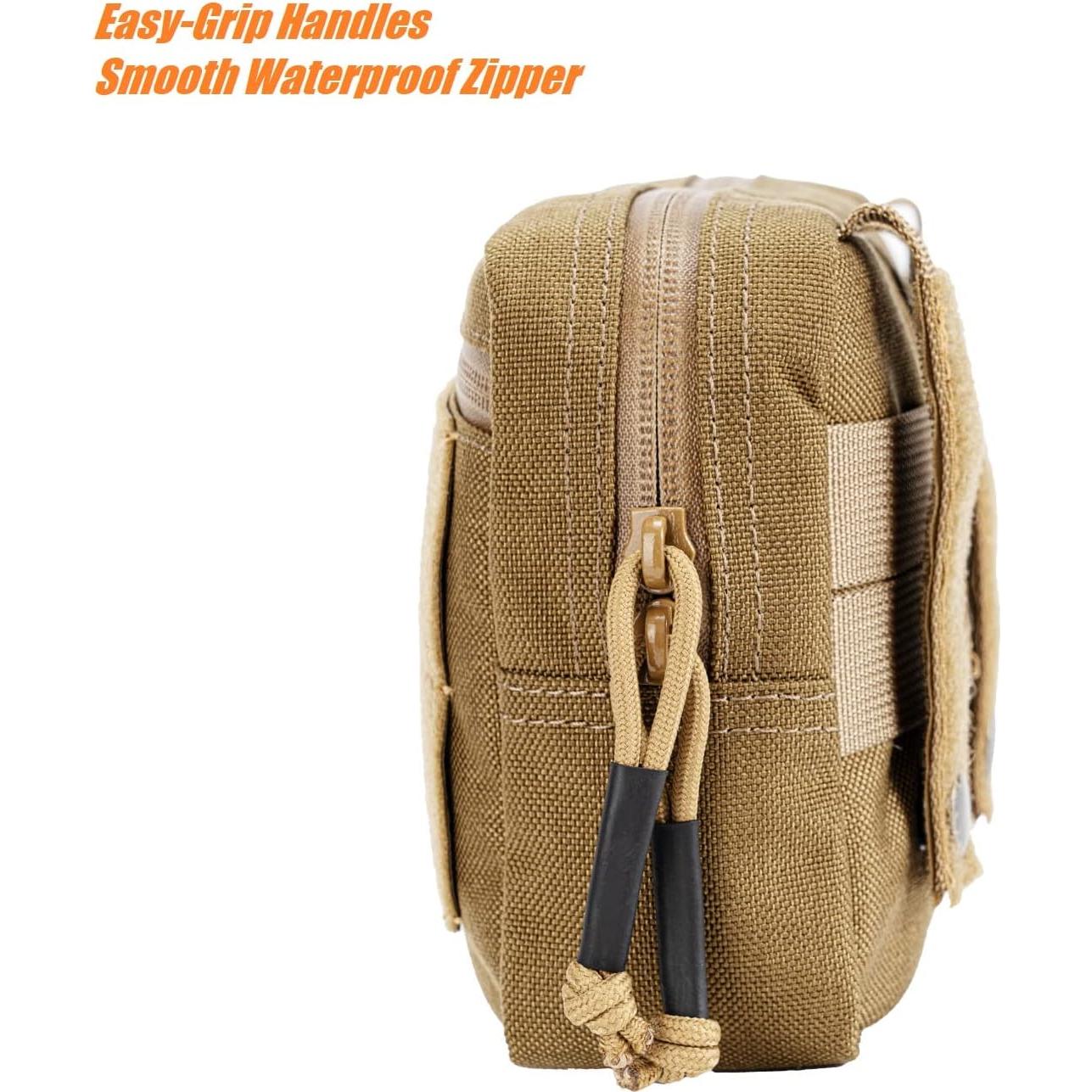 Pouch Táctico Dotacty MOLLE Café Coyote 13.97x21.84 cm