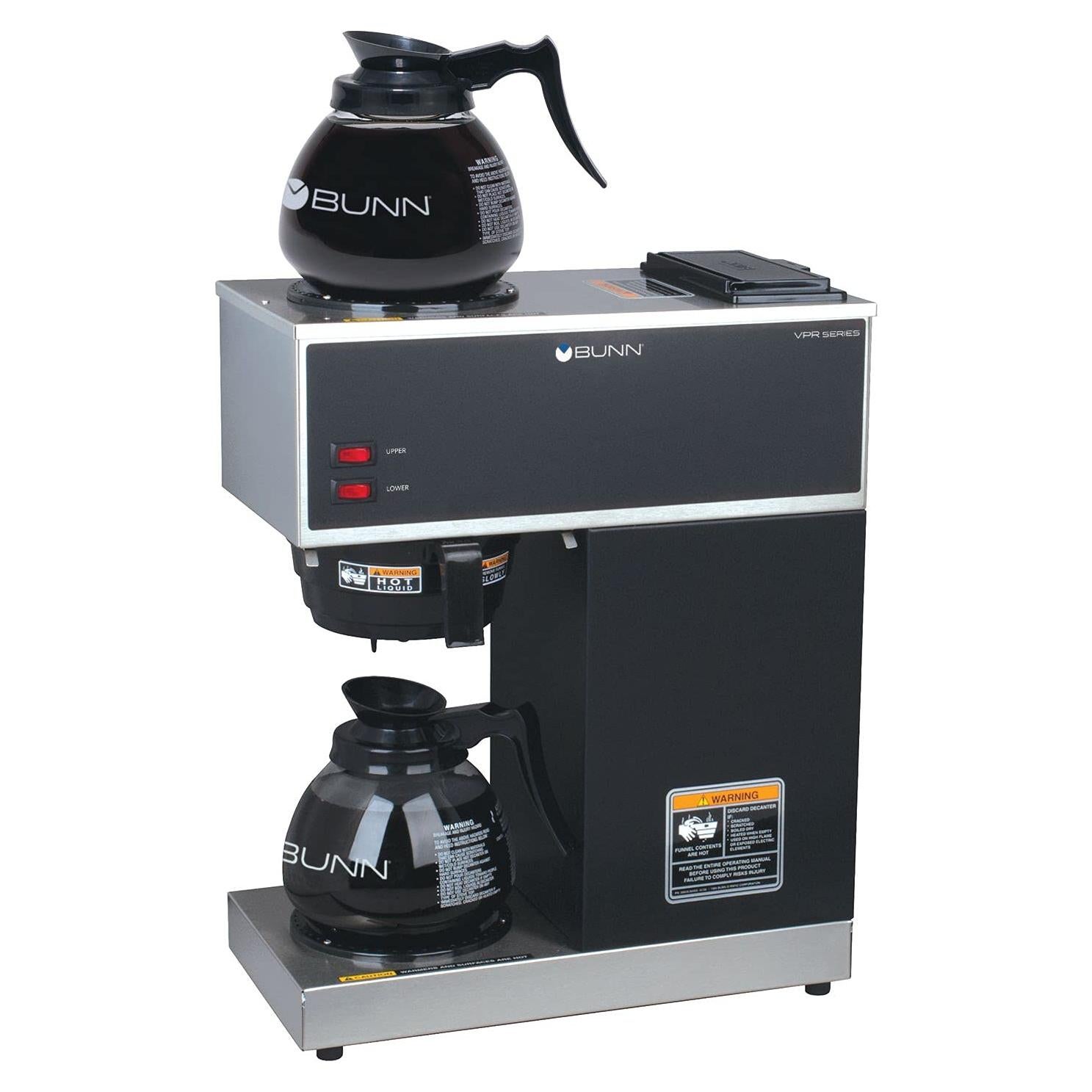 Cafetera BUNN VPR-2GD 12 Tazas con Calentadores y 2 Decantadores