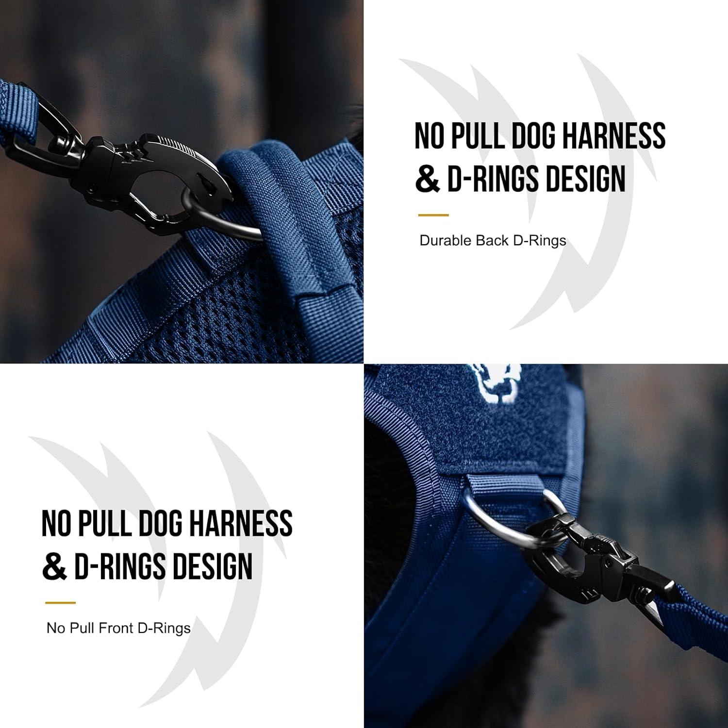 Arnés Táctico OneTigris para Perros Pequeños y Medianos