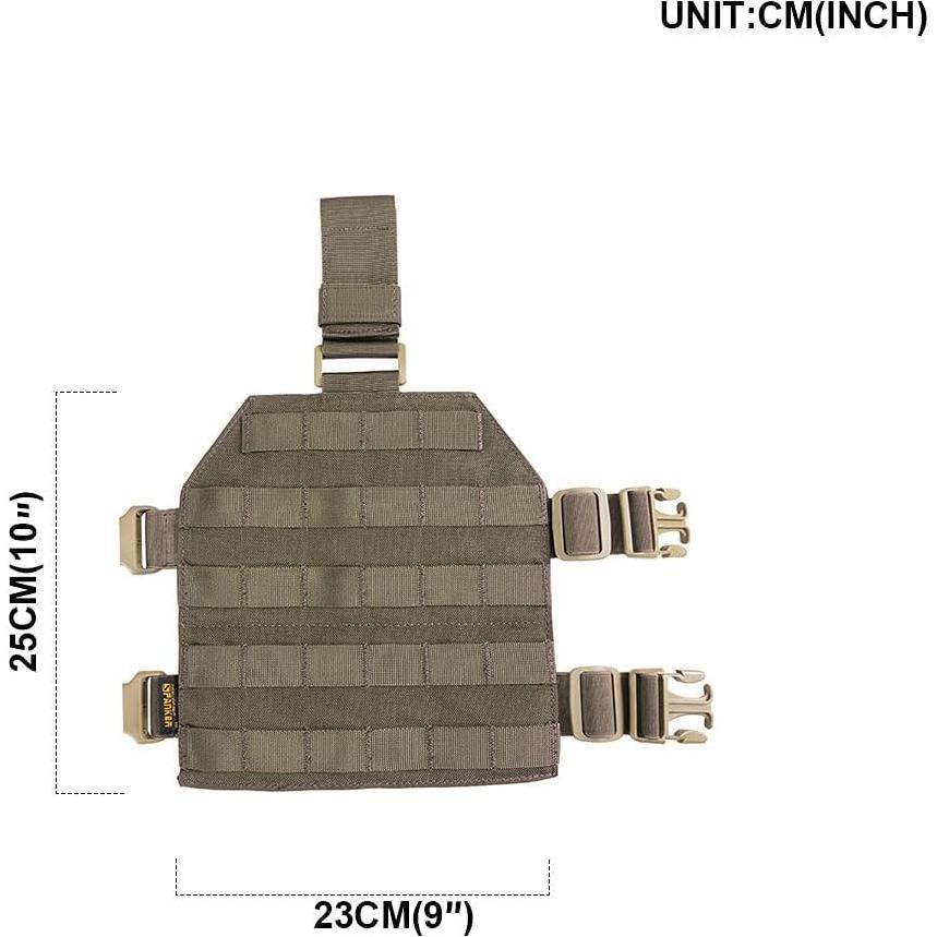 Plataforma Táctica MOLLE para Pierna EXCELENTE ELITE SPANKER