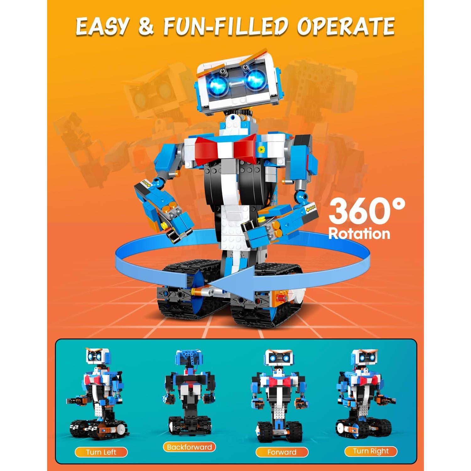 Kit de Construcción de Robots Aukfa 635 Piezas STEM