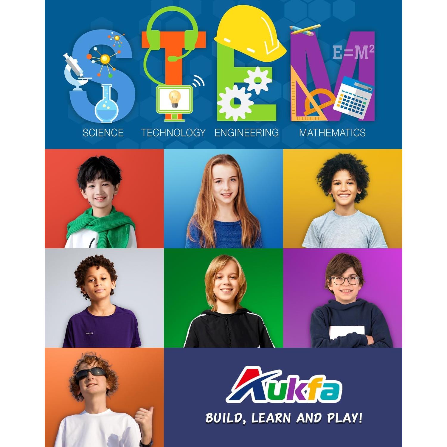 Kit de Construcción de Robots Aukfa 635 Piezas STEM