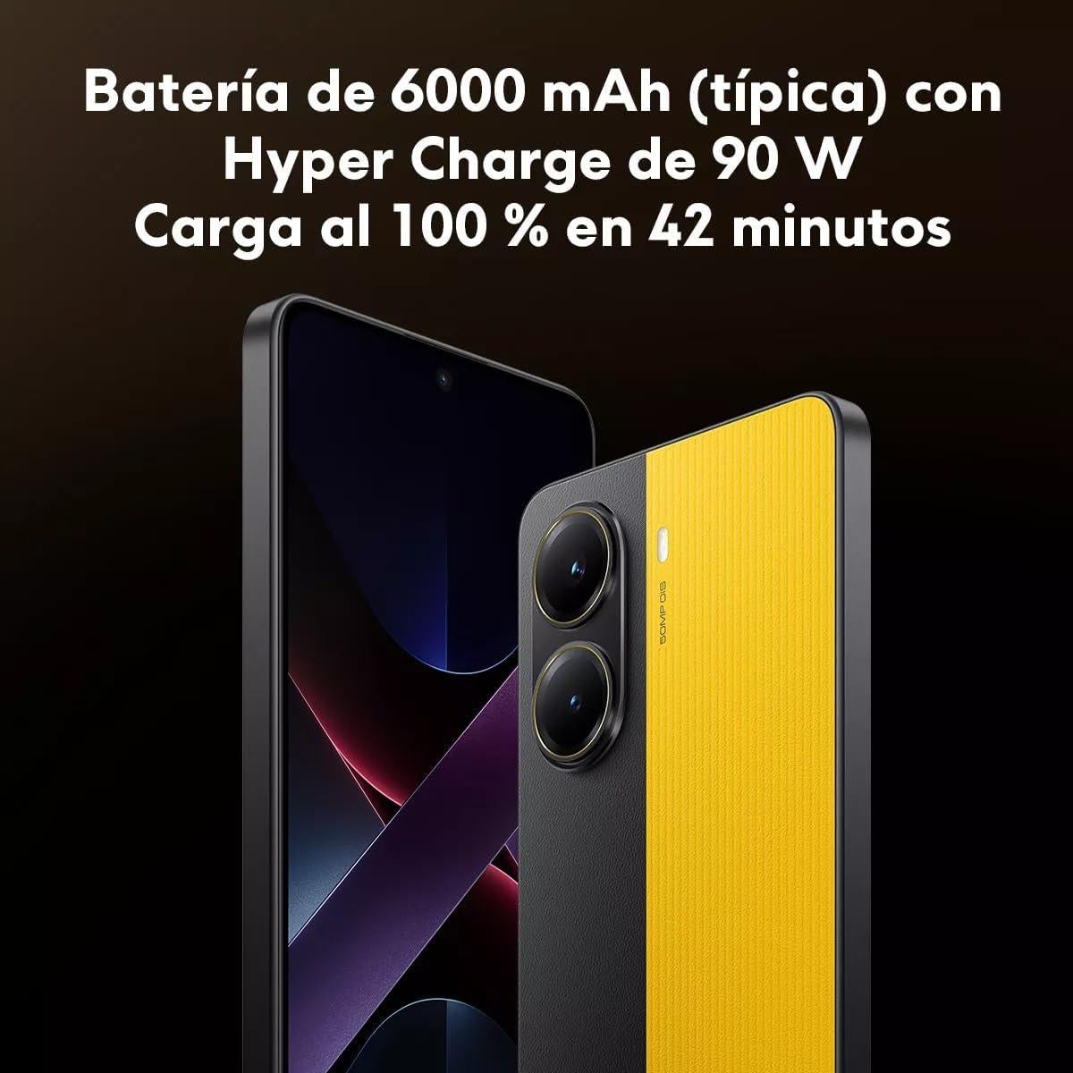 Xiaomi Poco X7 Pro 5G Negro 256GB 8GB Pantalla 6.67" 50MP