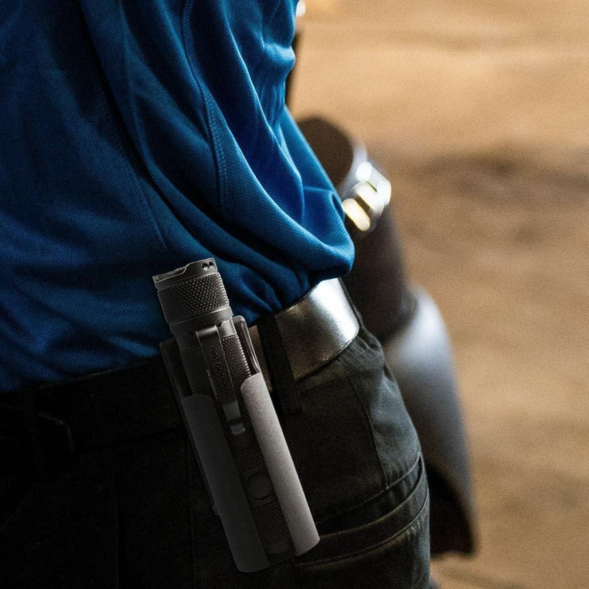 Soporte para Linterna PowerTac E9 de Poliamida Negro