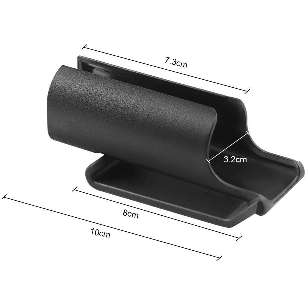 Soporte para Linterna PowerTac E9 de Poliamida Negro