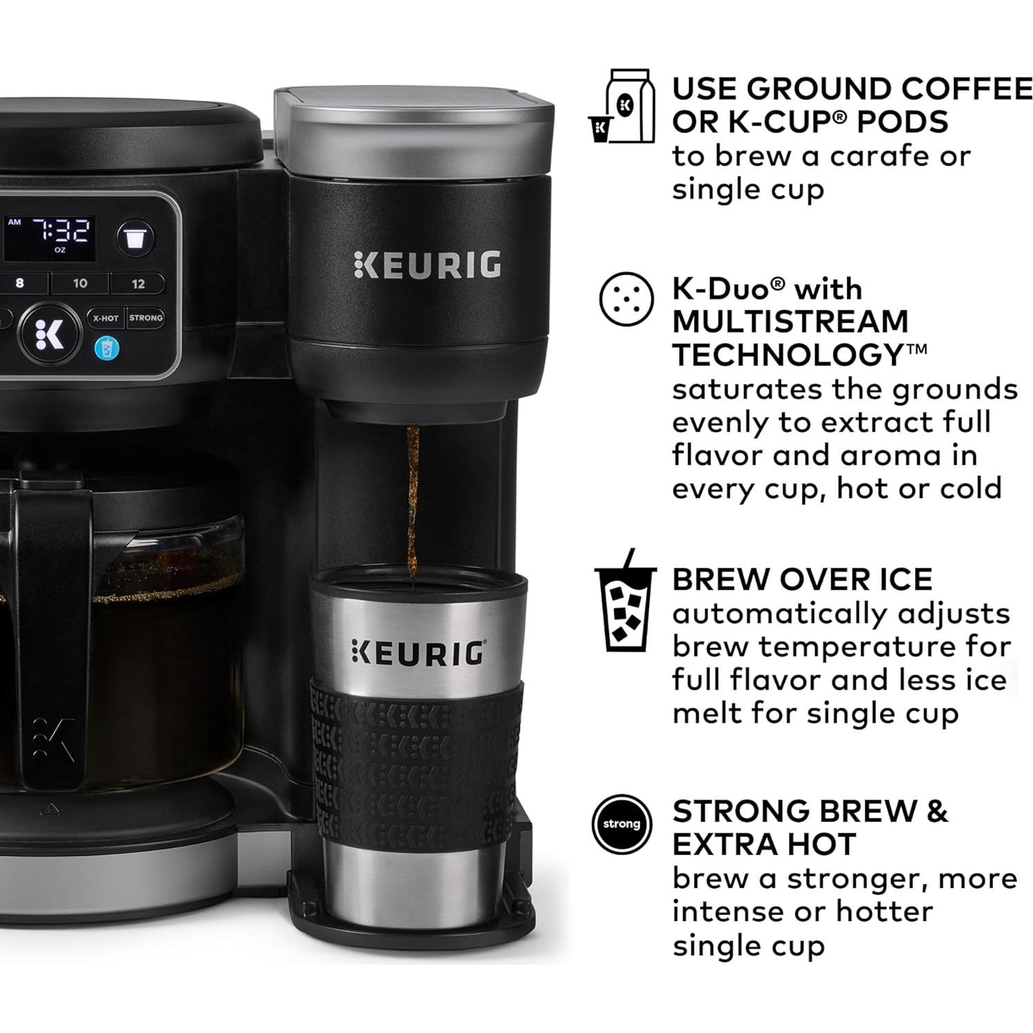 Cafetera Keurig K-Duo Gen 2 2,13L Caliente y Frío