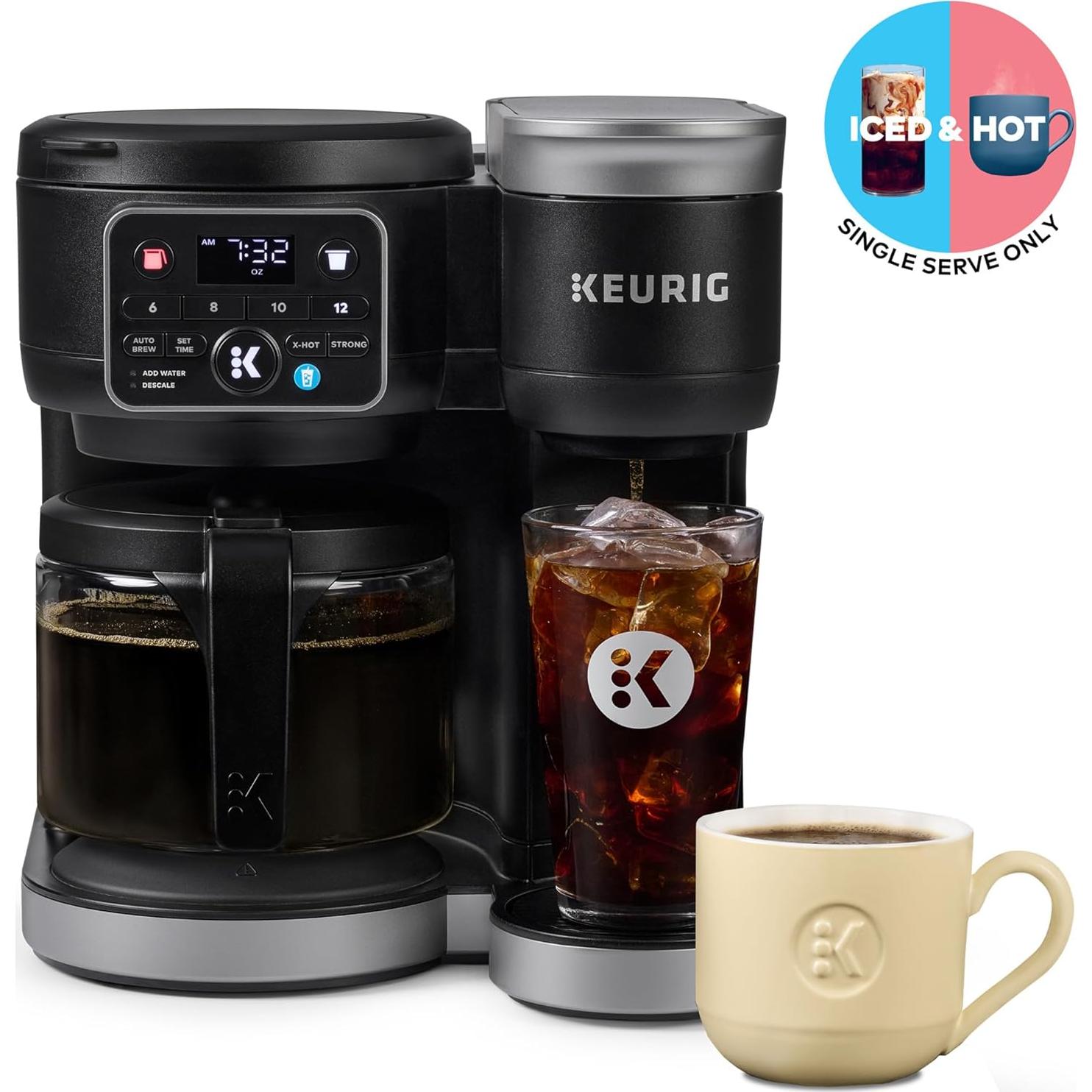 Cafetera Keurig K-Duo Gen 2 2,13L Caliente y Frío