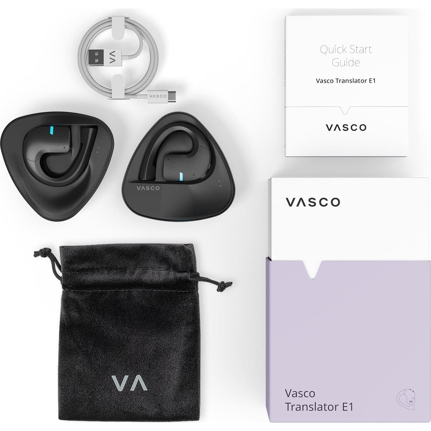 Auriculares Traductores Vasco E1 | Traducción en 50 Idiomas