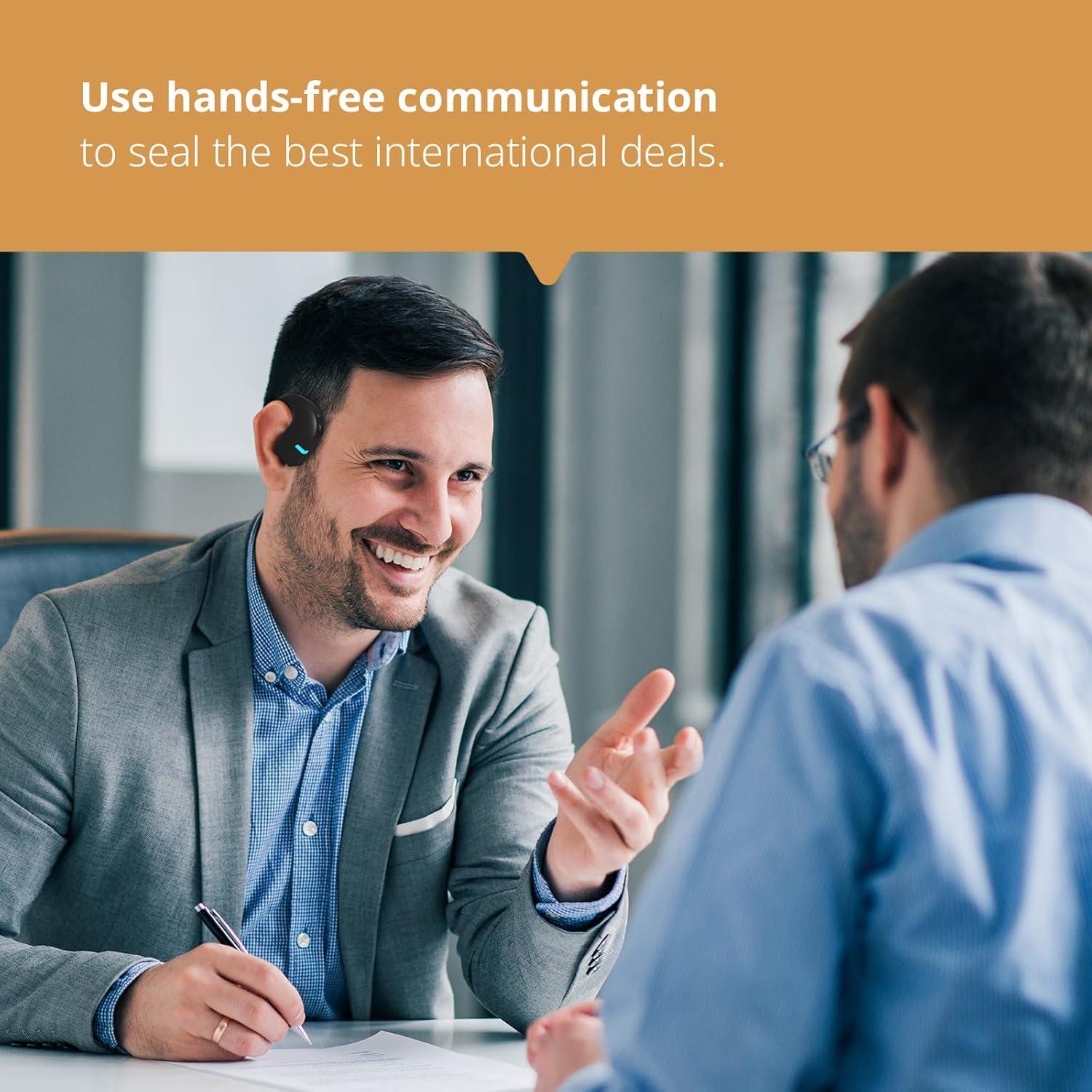 Auriculares Traductores Vasco E1 | Traducción en 50 Idiomas