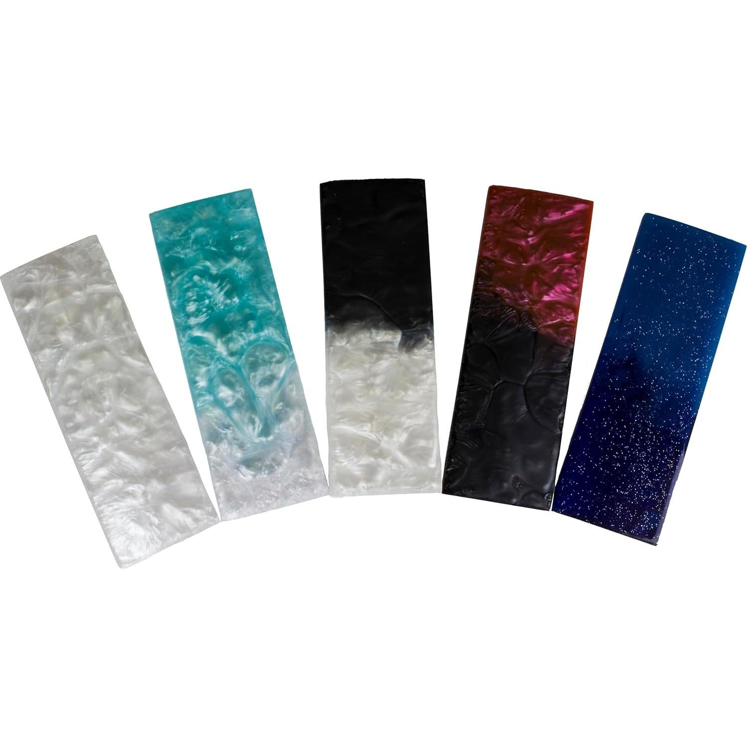 Reposamuñecas Ergonómico de Resina Tez Cables Azul Galaxia