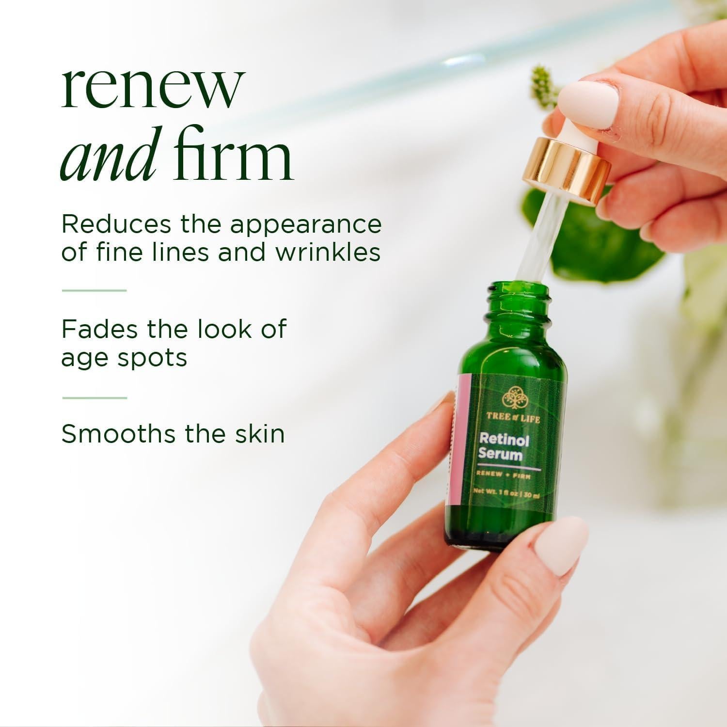 Suero Facial Tree of Life 60 ml con Retinol y Ácido Hialurónico