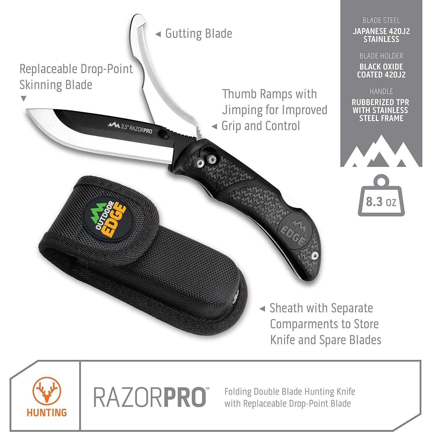 Cuchillo de Caza Plegable Outdoor Edge 2813-0089 6 Hojas