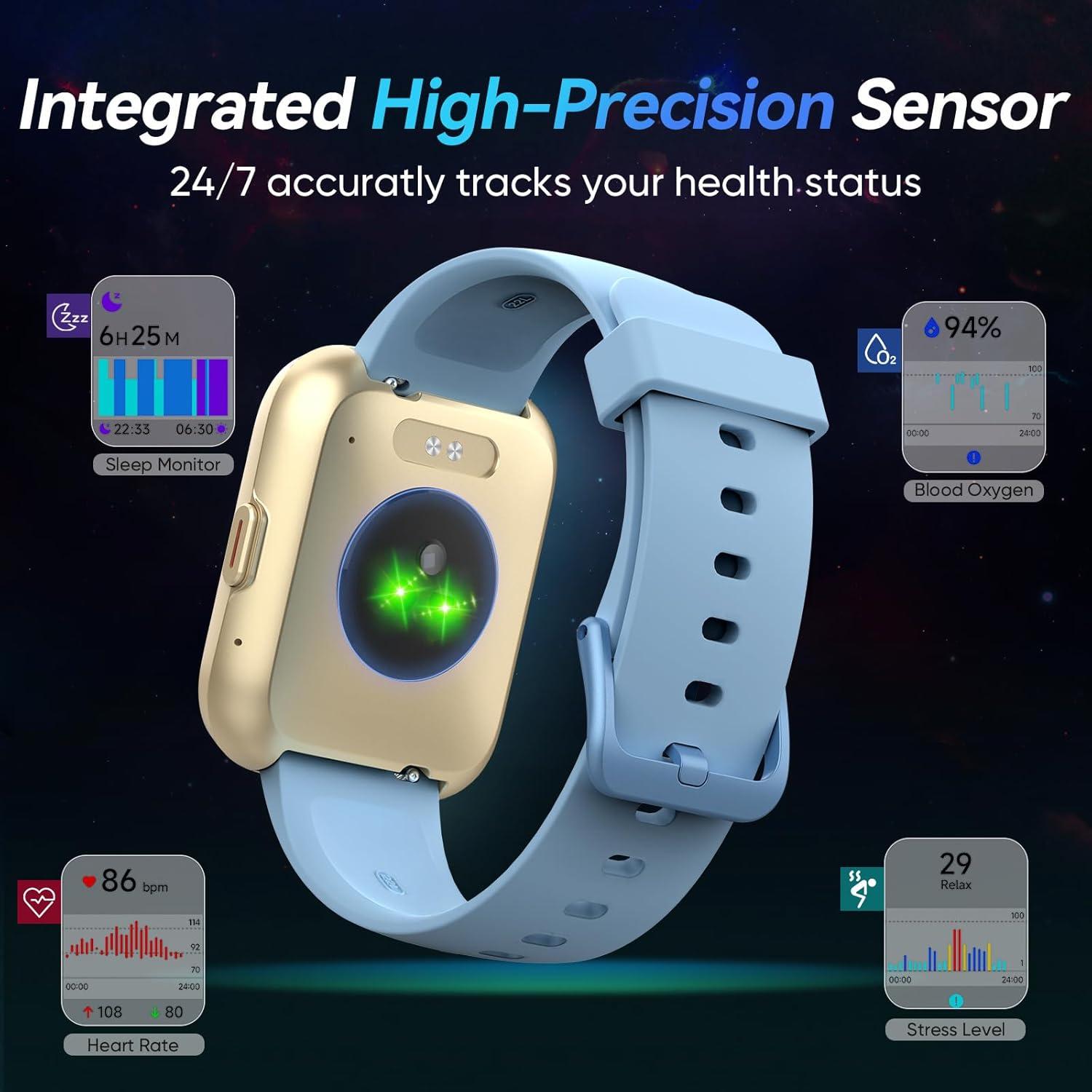 Reloj Inteligente Fitpolo 1.8'' Bluetooth IP68 Salud Fitness