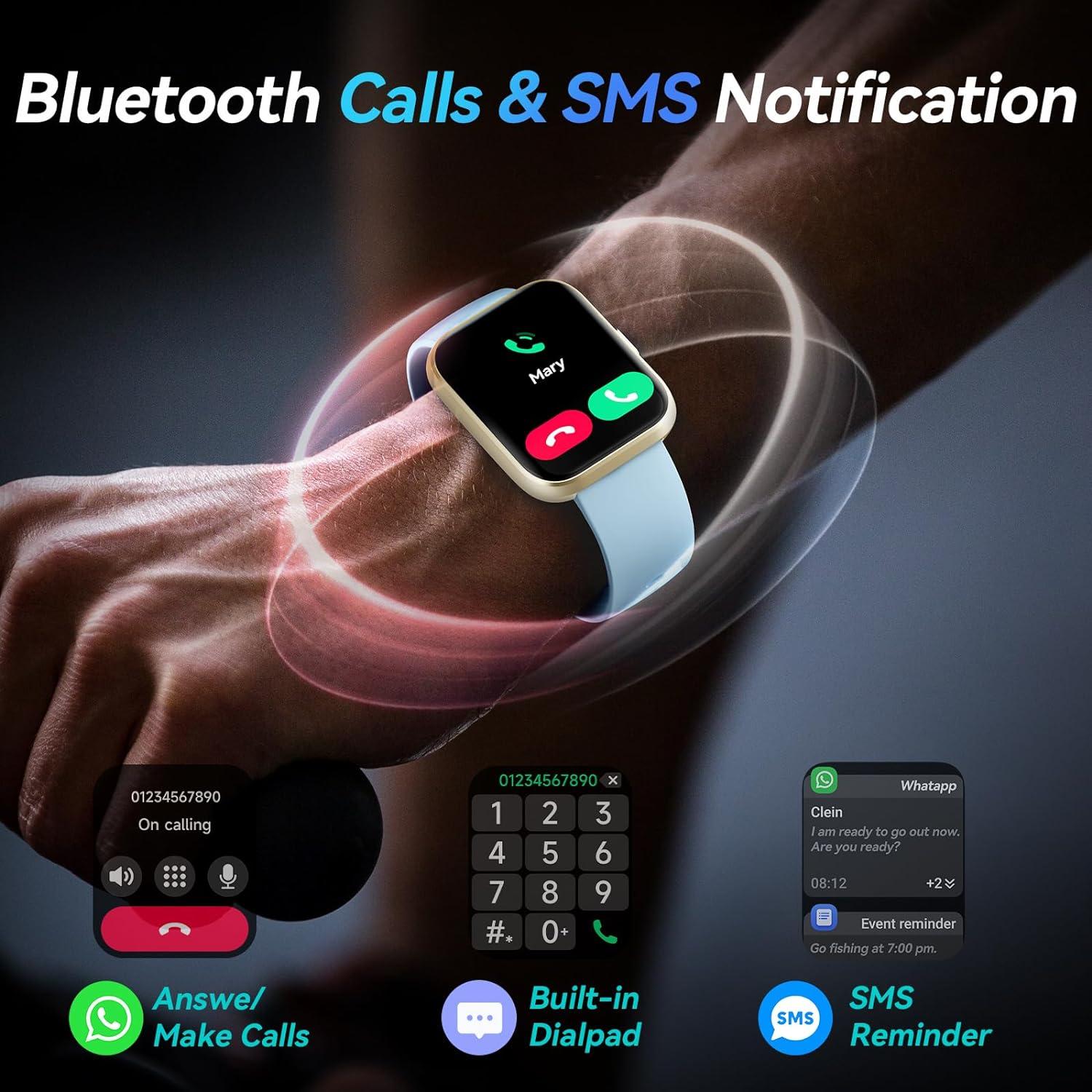 Reloj Inteligente Fitpolo 1.8'' Bluetooth IP68 Salud Fitness