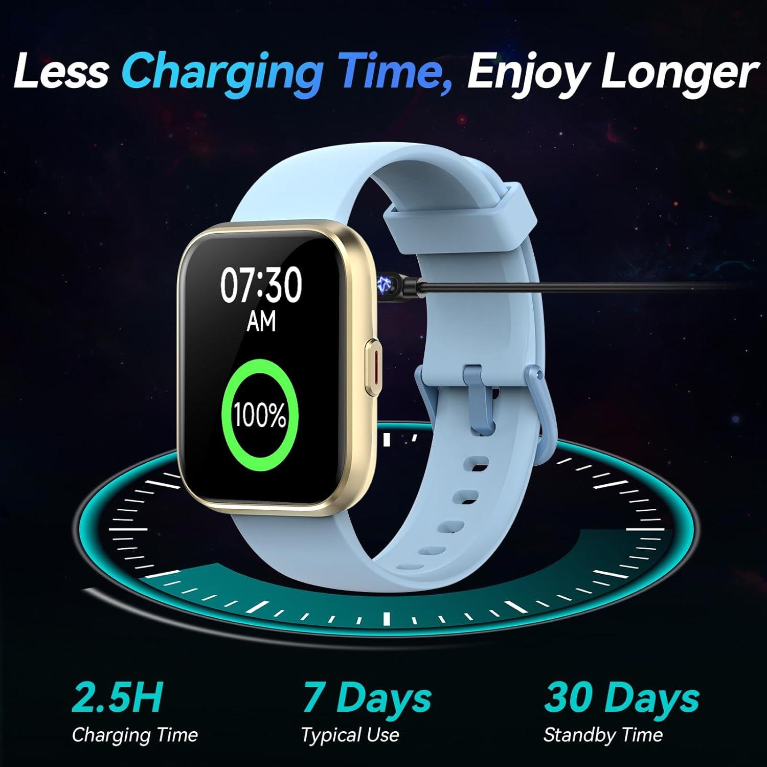 Reloj Inteligente Fitpolo 1.8'' Bluetooth IP68 Salud Fitness