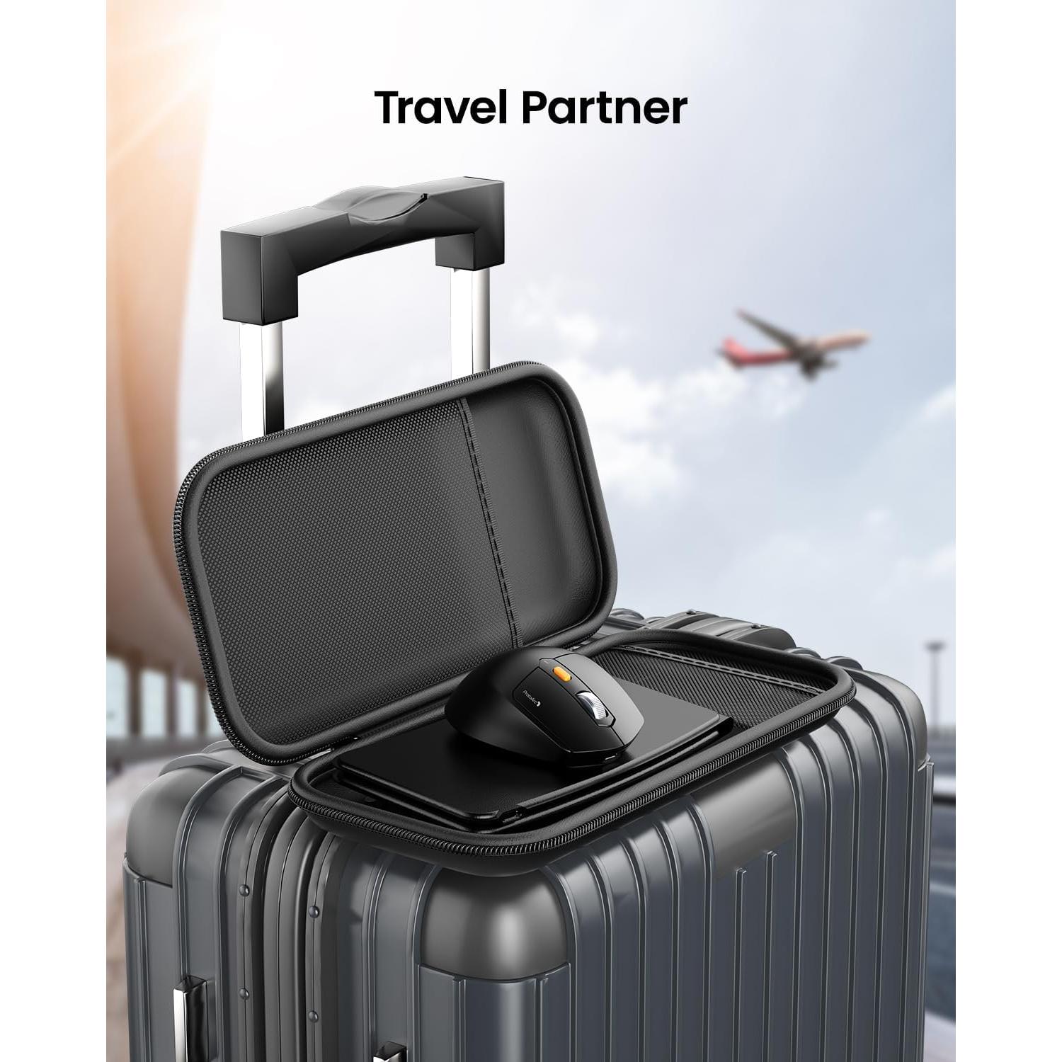 Combo Teclado Mouse Plegable Ergonómico ProtoArc XKM03 Negro