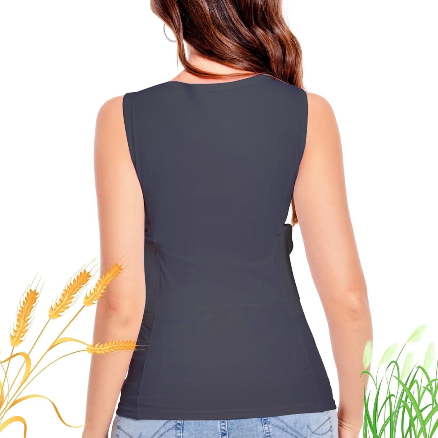 Top de tanque oculto Libosheng XS Negro - Camiseta táctica