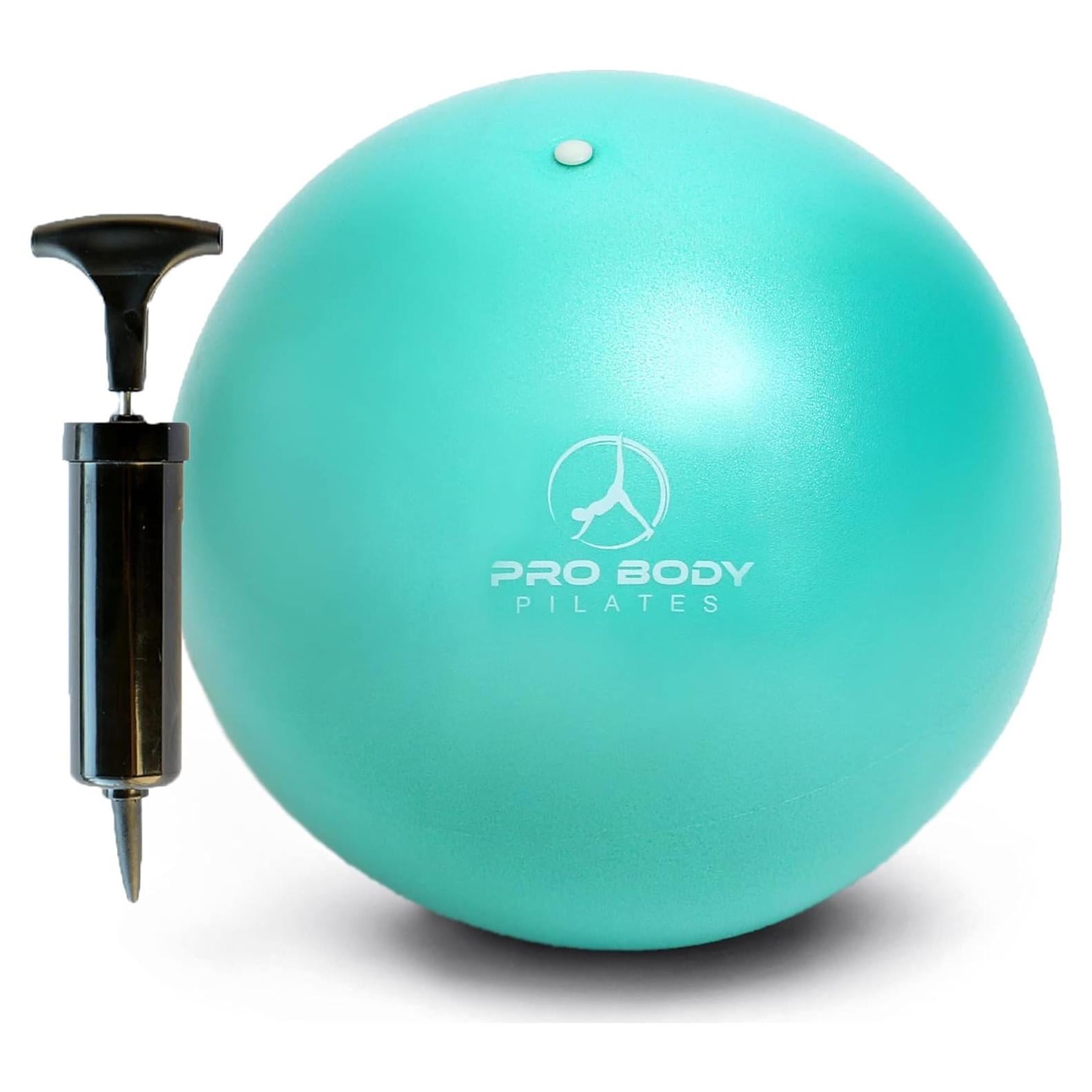 Pelota de Ejercicio Inflable ProBody Pilates 22.86 cm Aqua