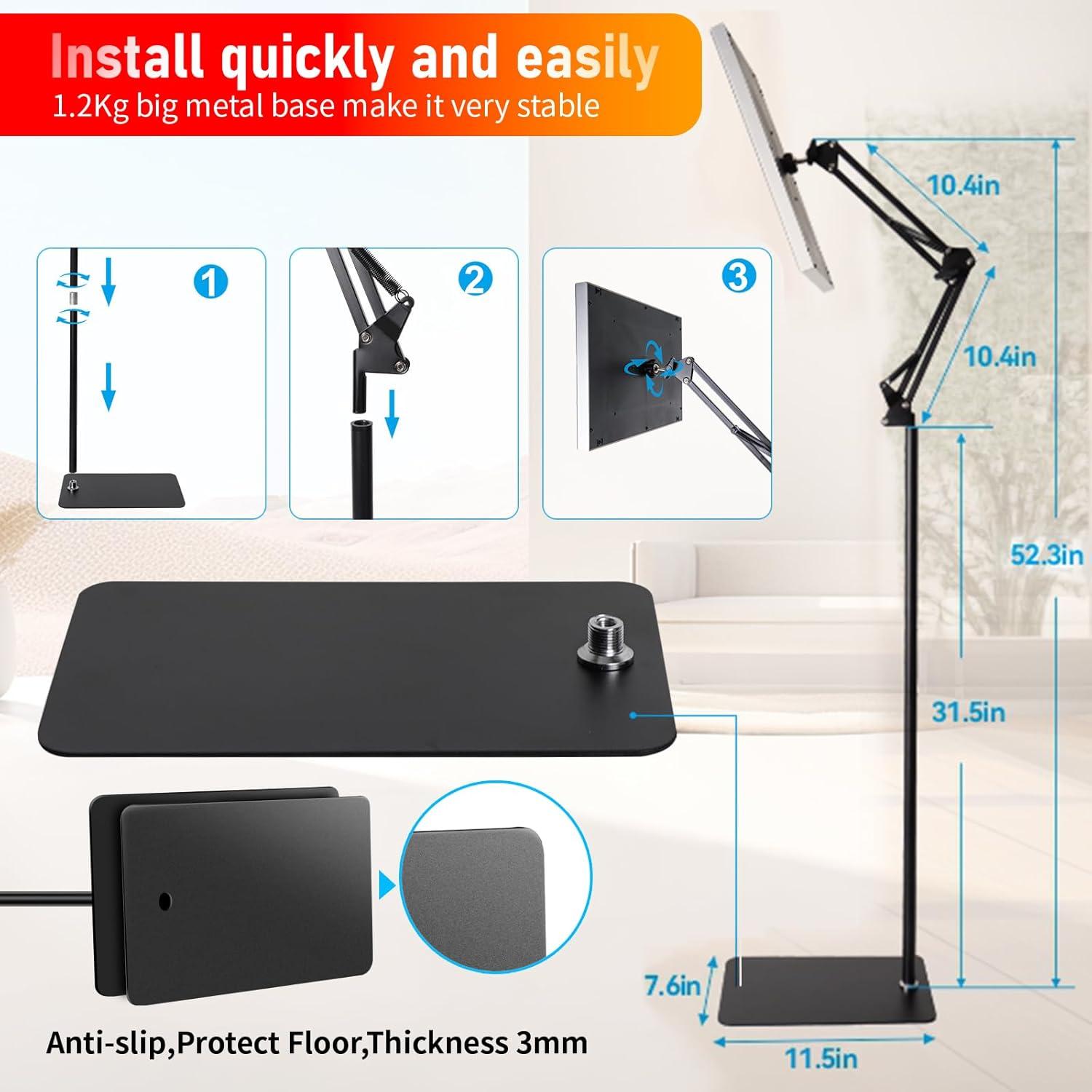 Panel de Terapia de Luz Roja Loshuer 660nm y 850nm