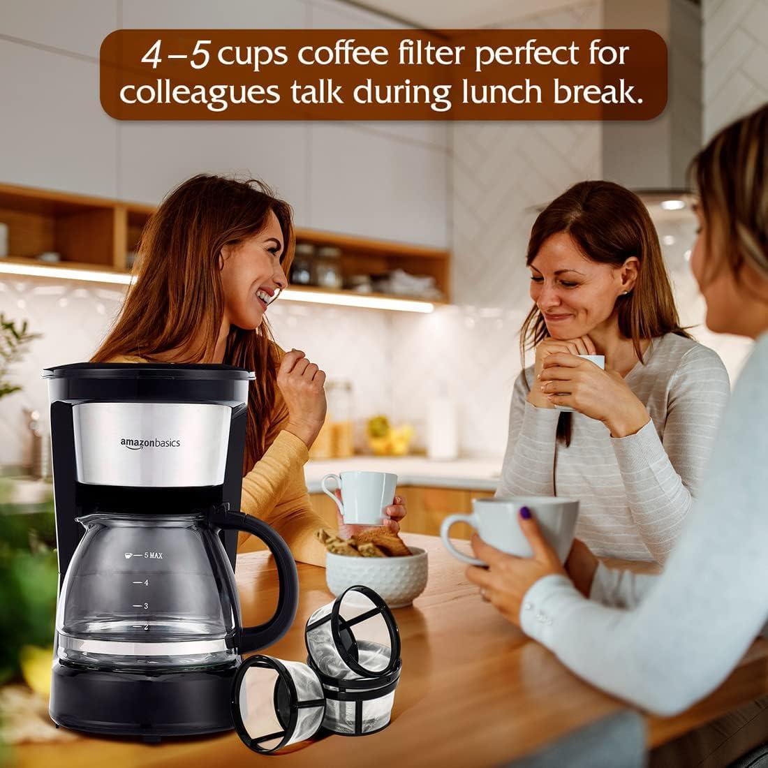 Filtros de café reutilizables FIFOKICHO para 4-5 tazas