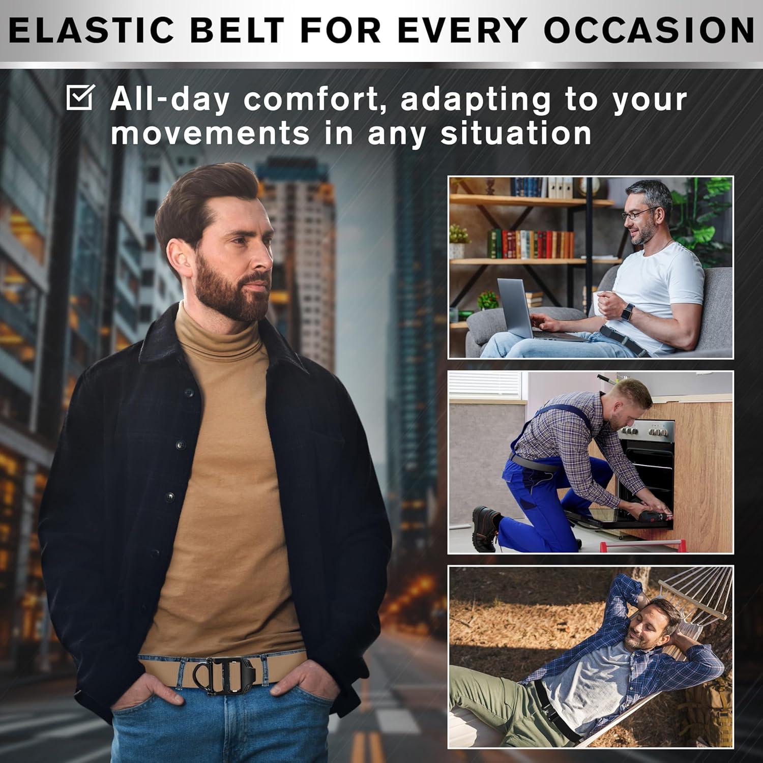 Cinturón Táctico TECEUM Coyote B4 76-91 cm Nylon Resistente