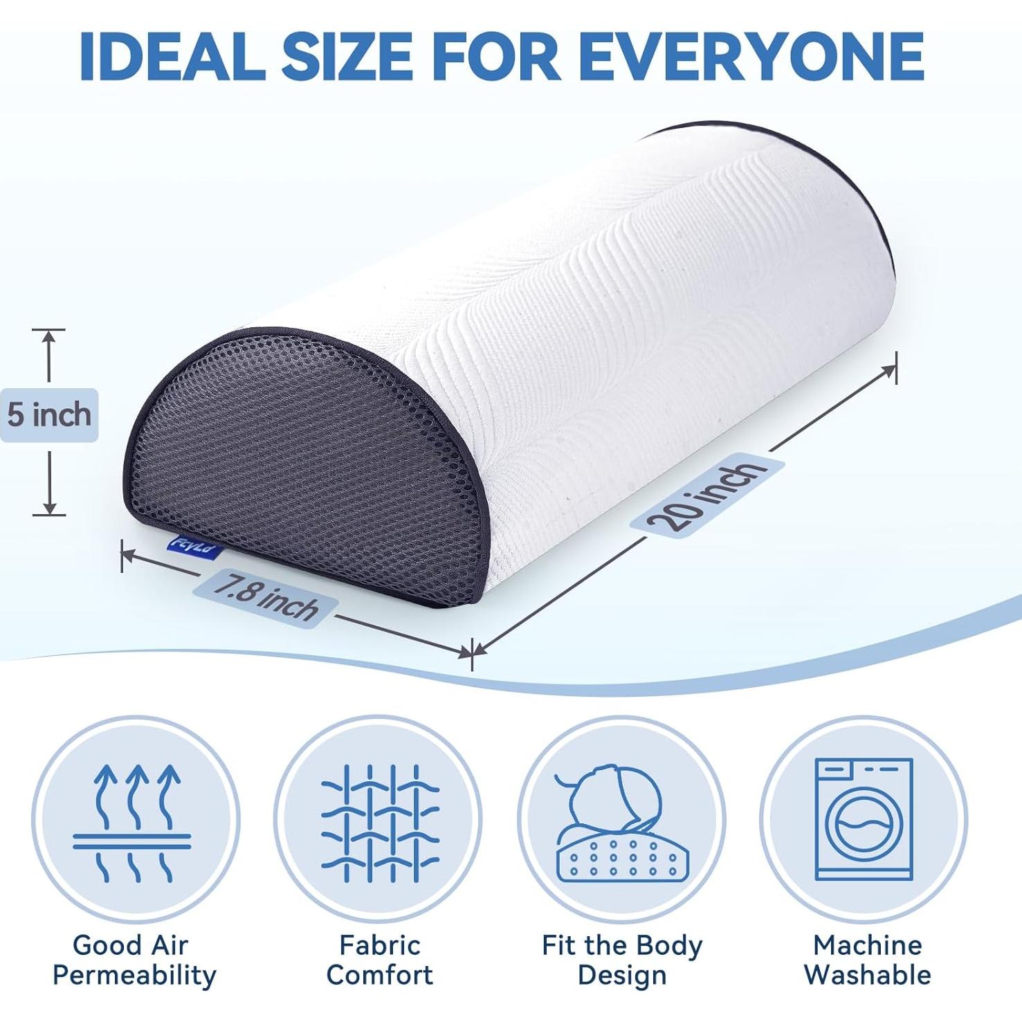 Almohada Elevadora de Piernas FcyLd - Espuma Viscoelástica 50.8x19.8x12.7cm