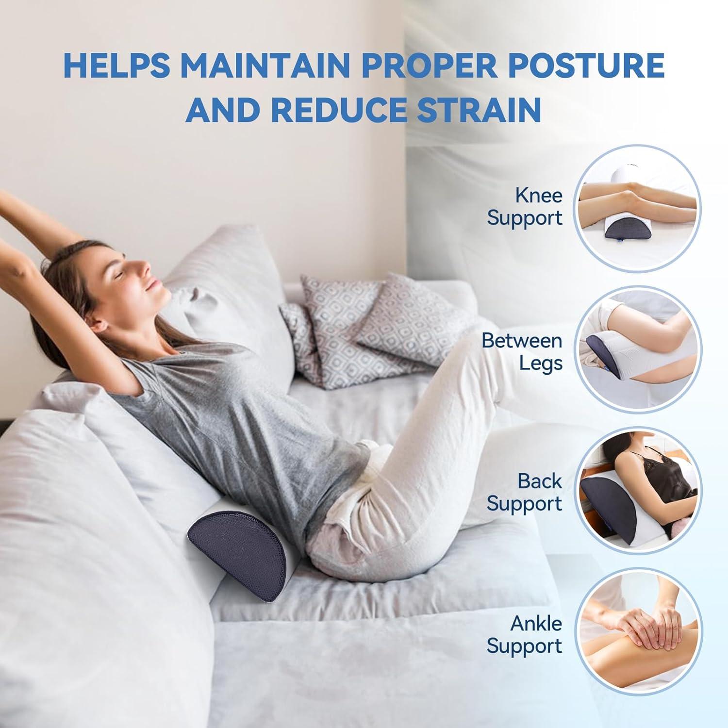 Almohada Elevadora de Piernas FcyLd - Espuma Viscoelástica 50.8x19.8x12.7cm