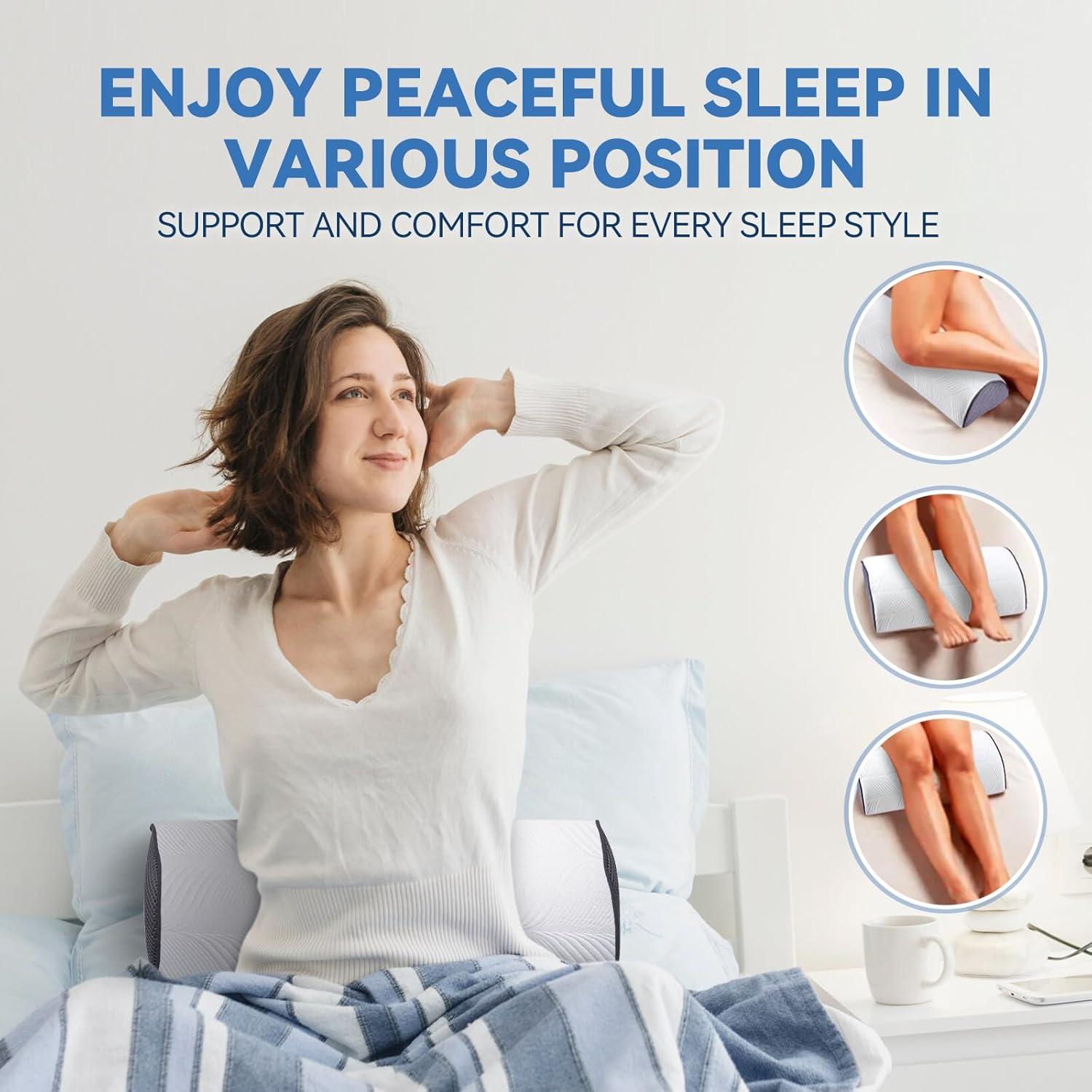 Almohada Elevadora de Piernas FcyLd - Espuma Viscoelástica 50.8x19.8x12.7cm