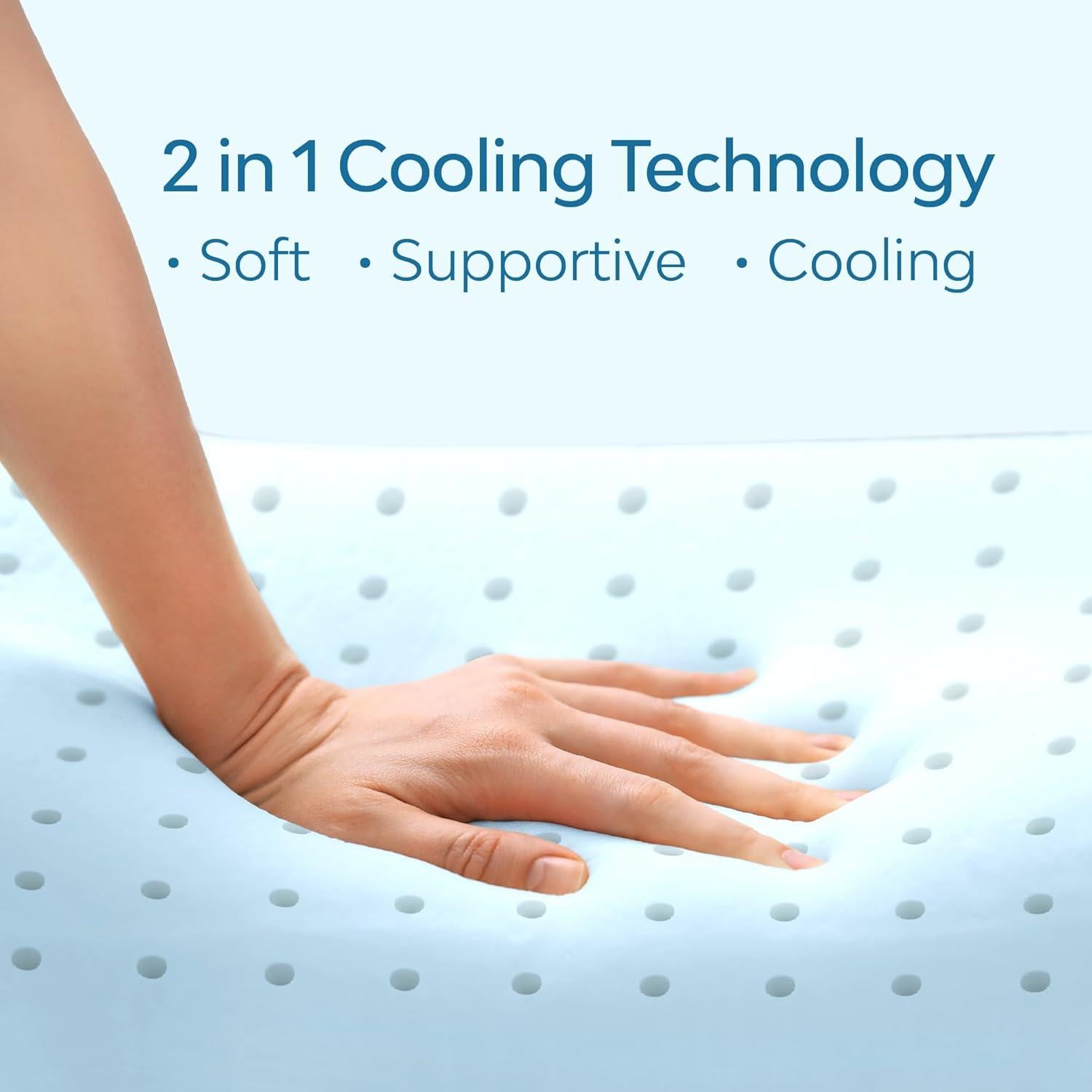 Almohada de Agua Mediflow Doble con Gel Refrigerante 66x46cm