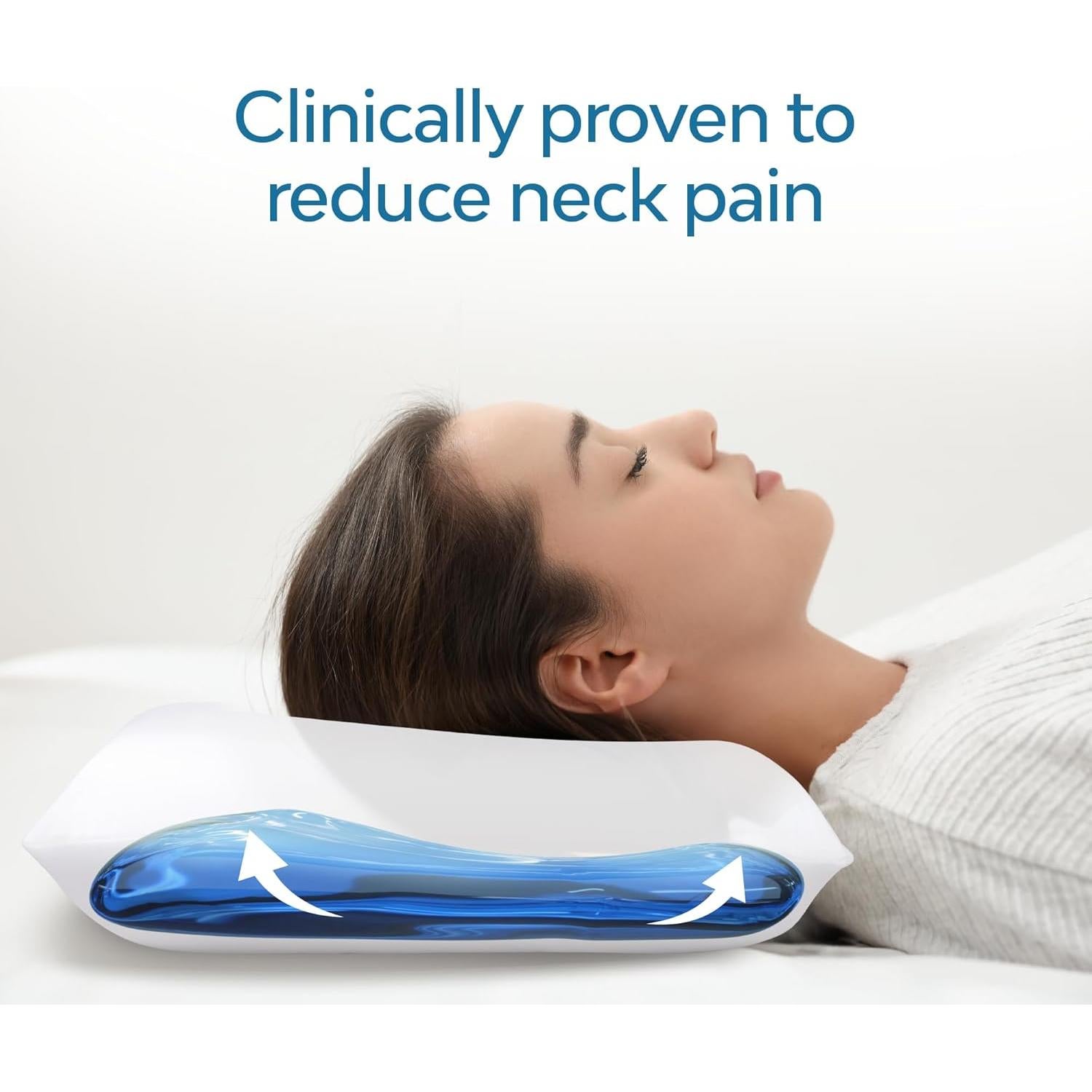 Almohada de Agua Mediflow Doble con Gel Refrigerante 66x46cm