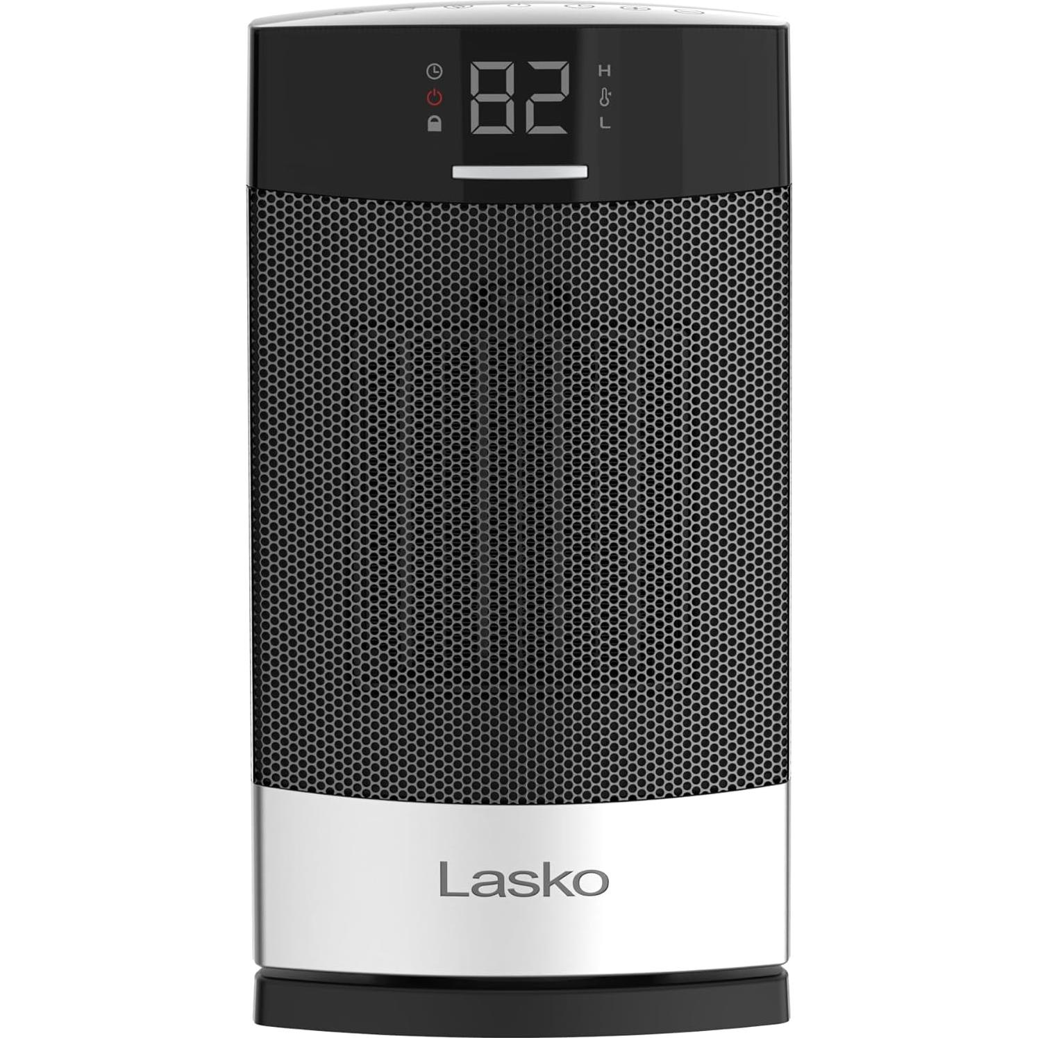 Calentador de mesa cerámico Lasko Ellipse 1500W negro