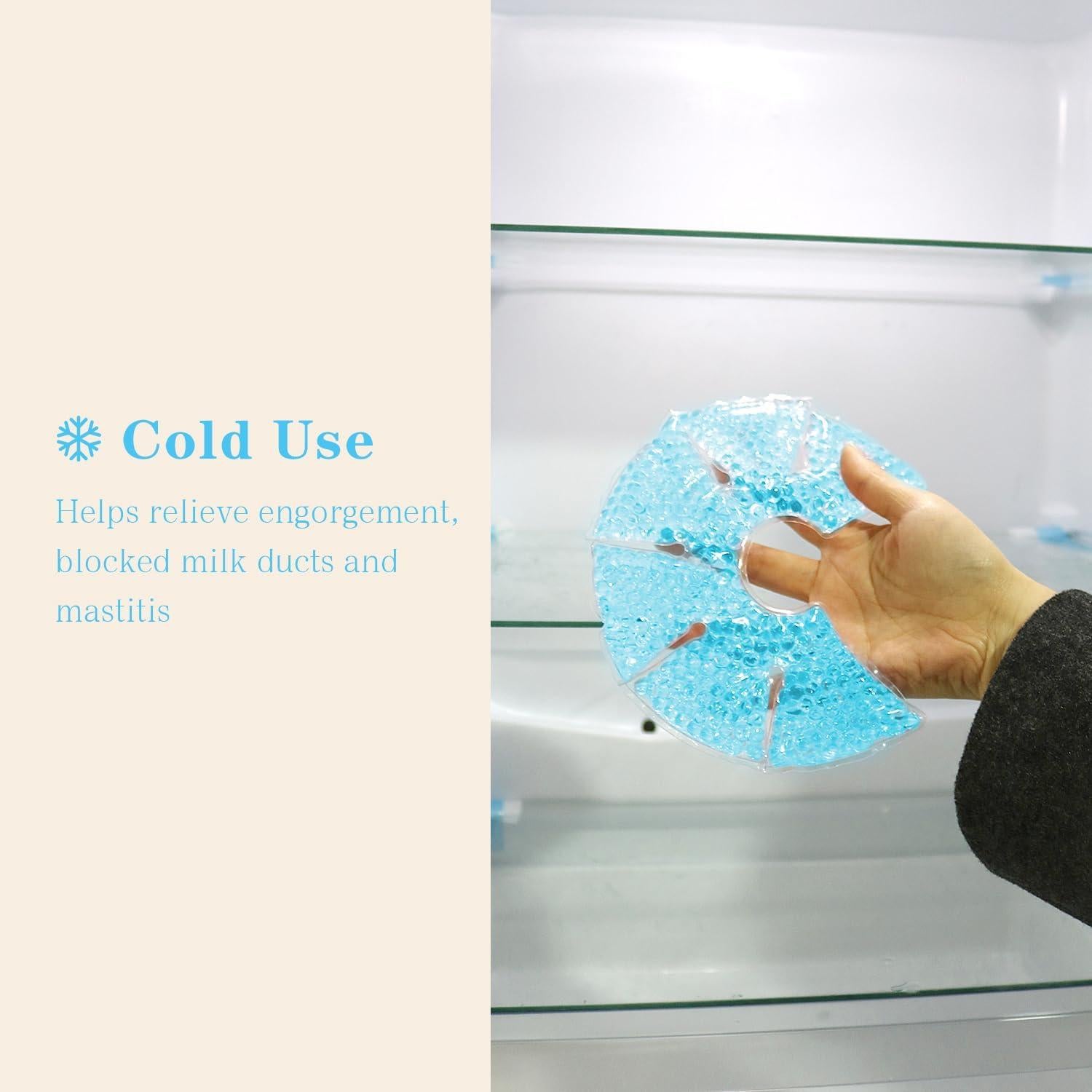 Paquete de 2 Gel Frío/Calor ZNÖCUETÖD para Lactancia