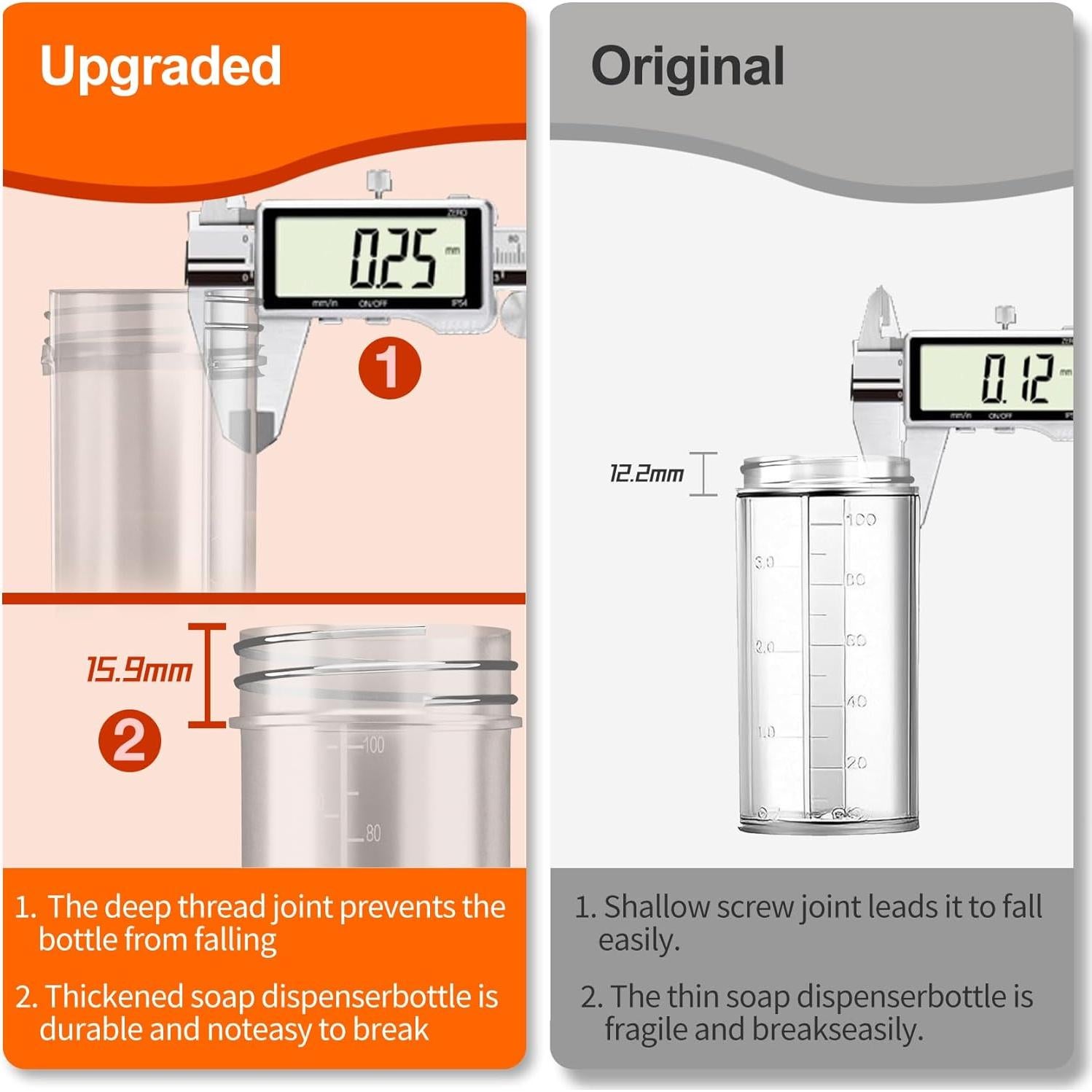 Upgraded Dog Wash Hose Attachment, Dog Shower Attachment,8-in-1 Mode Dog Shampoo Sprayer with 3.5oz 100cc Soap Dispenser, for Pet Washing Irrigated Lawn Patio Car Cleaning