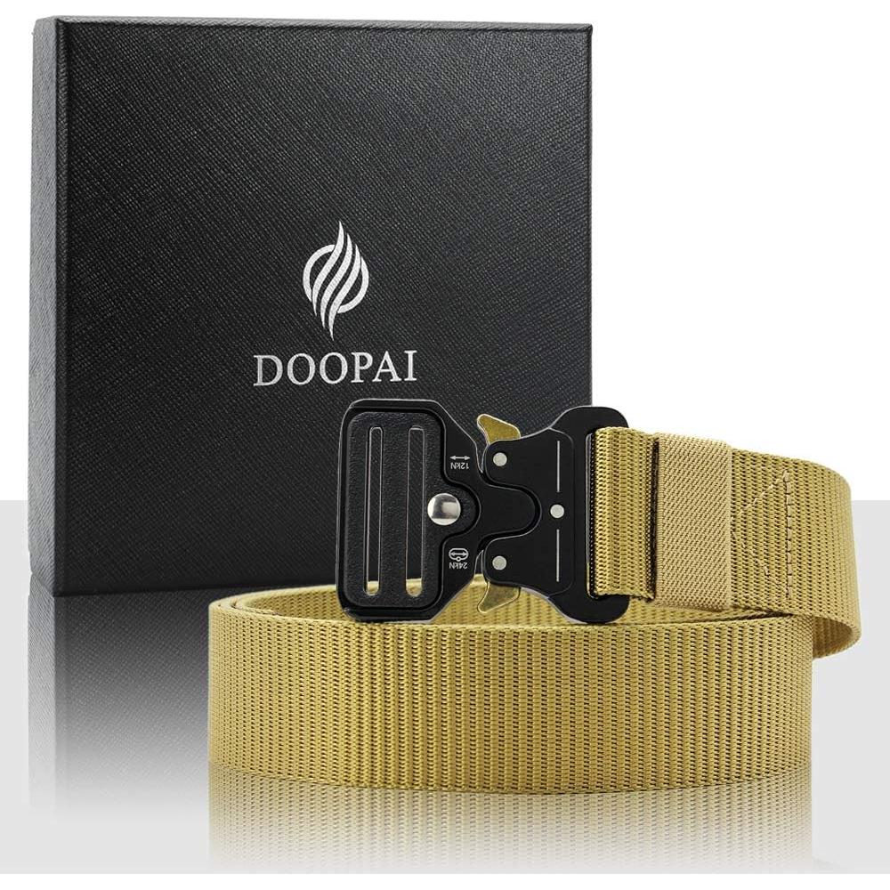 Cinturón Táctico DOOPAI Nylon Militar Ajustable 71-107 cm