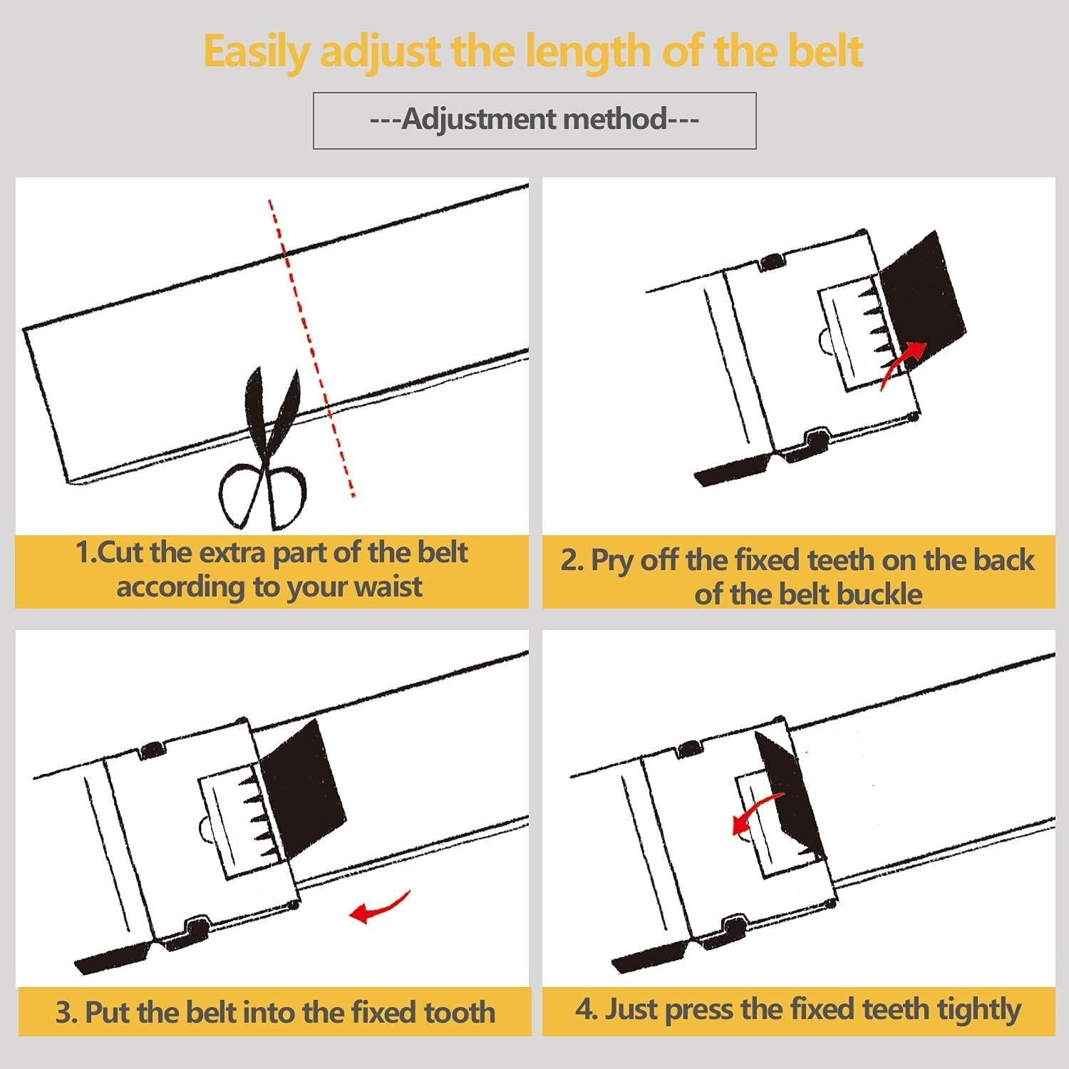 Cinturón Founders & C para hombres ajustable de cuero