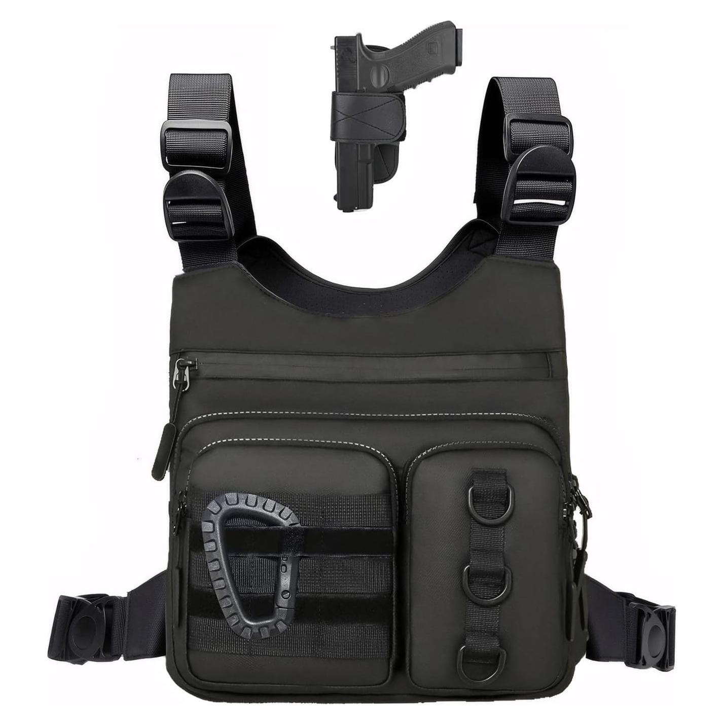 Mochila de Pecho Criuage Wdhf Ligera y Ajustable